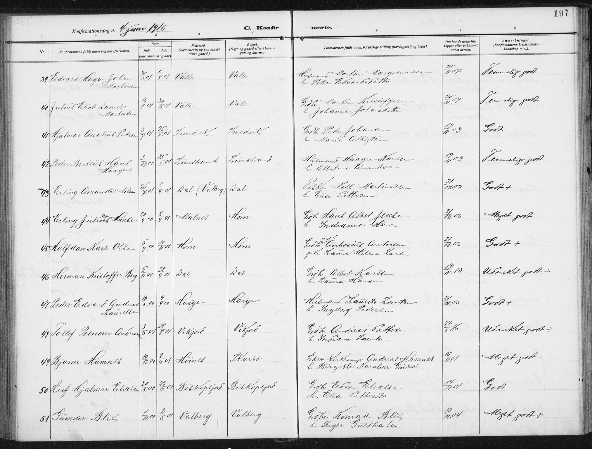 Ministerialprotokoller, klokkerbøker og fødselsregistre - Nordland, AV/SAT-A-1459/880/L1135: Parish register (official) no. 880A09, 1908-1919, p. 197