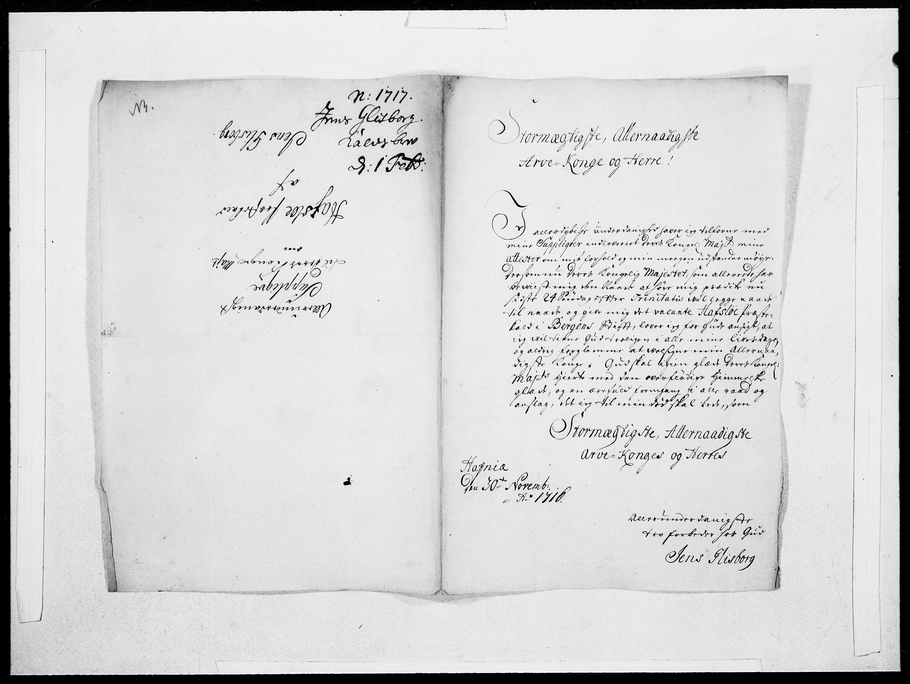 Danske Kanselli 1572-1799, AV/RA-EA-3023/F/Fc/Fcc/Fcca/L0080: Norske innlegg 1572-1799, 1717, p. 18