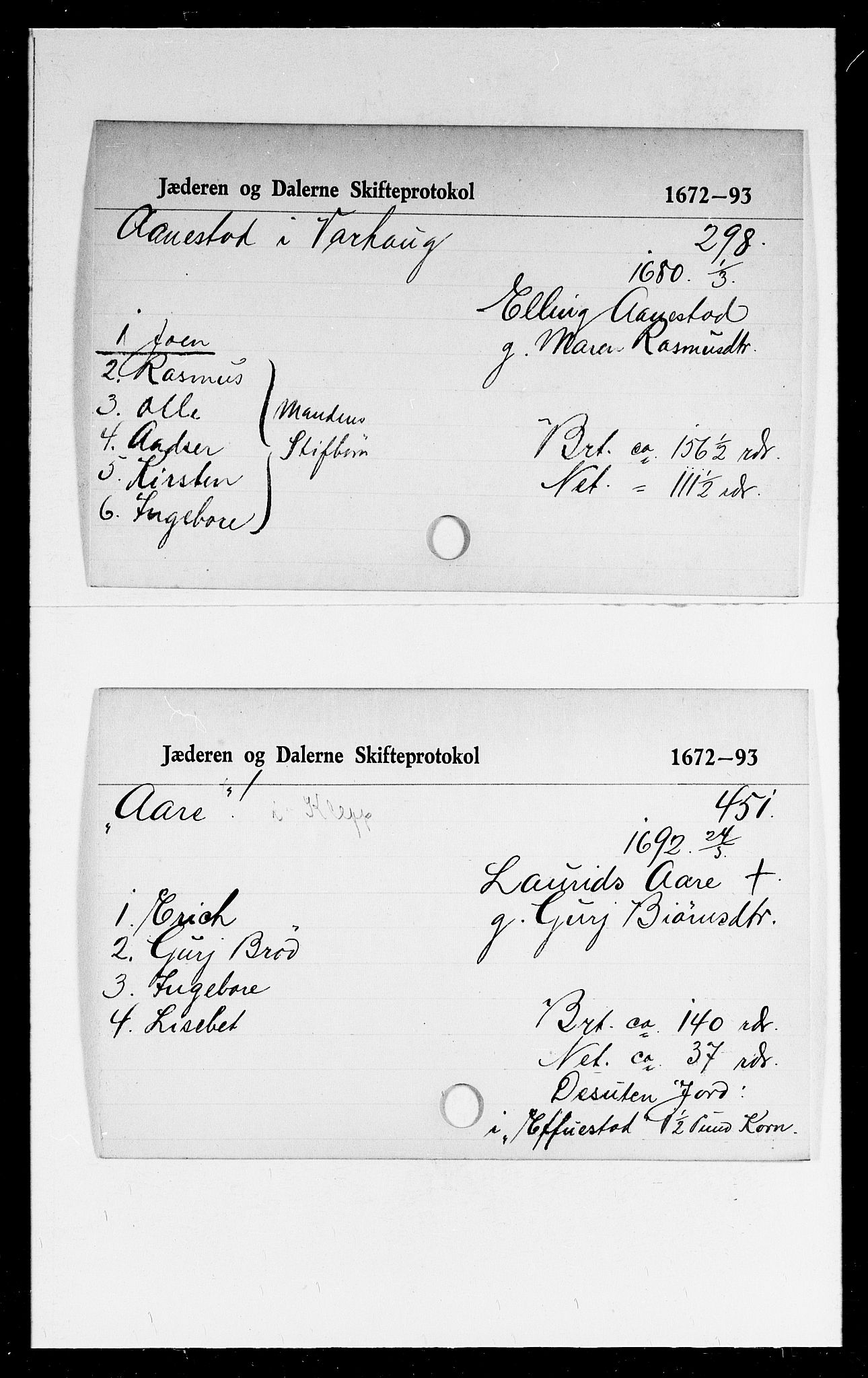Jæren og Dalane sorenskriveri, AV/SAST-A-100306/5, 1672-1693, p. 11