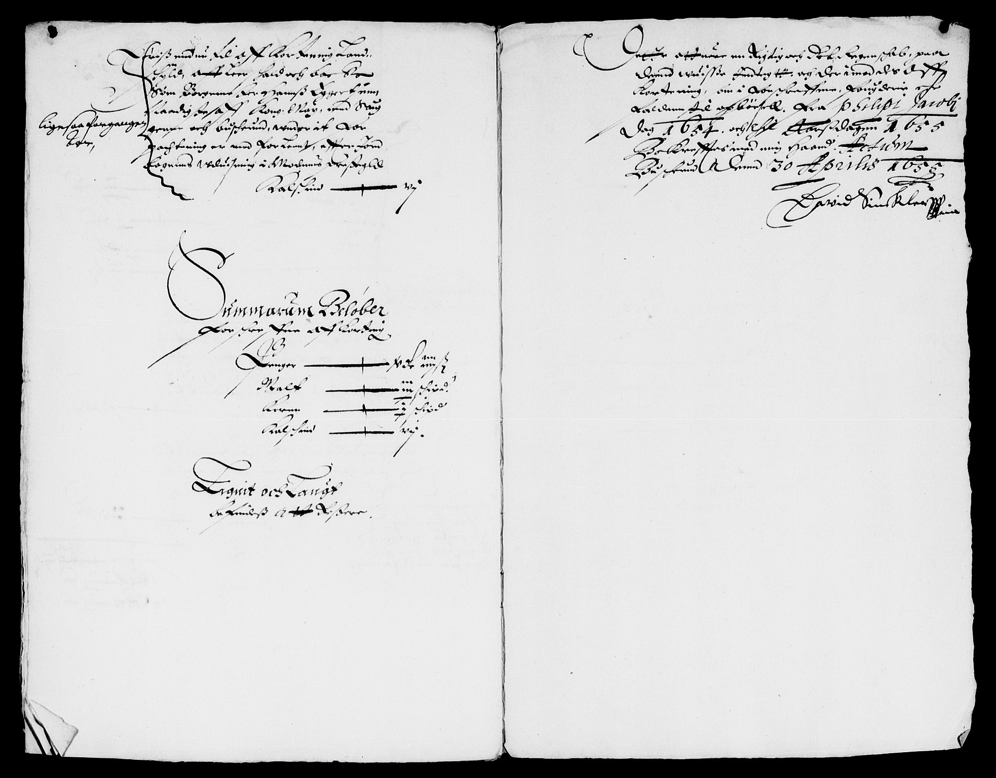 Rentekammeret inntil 1814, Reviderte regnskaper, Lensregnskaper, AV/RA-EA-5023/R/Rb/Rba/L0221: Akershus len, 1652-1655