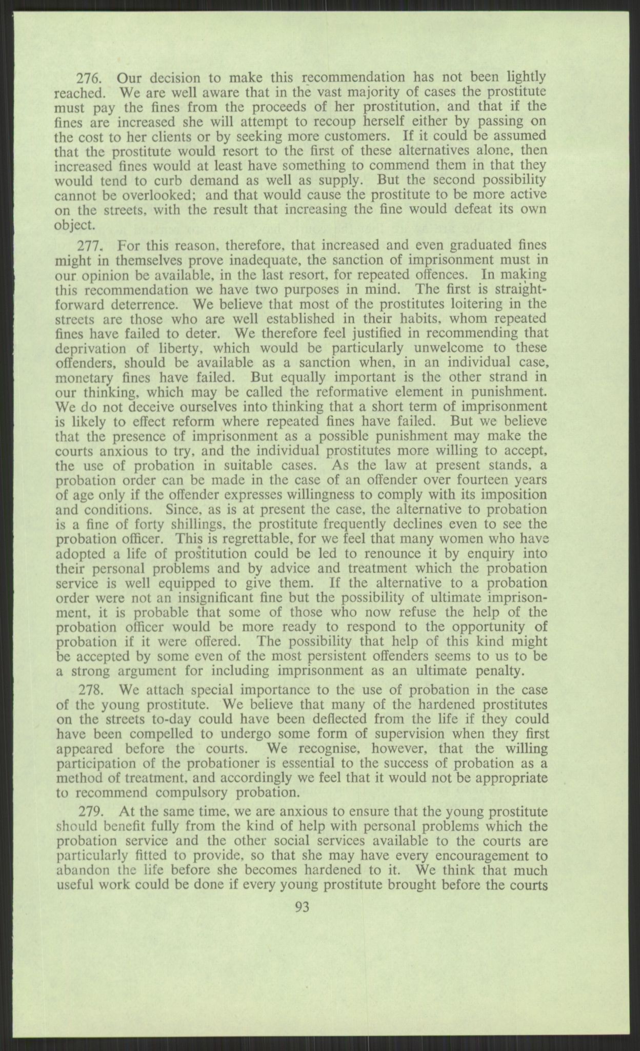 Justisdepartementet, Lovavdelingen, AV/RA-S-3212/D/De/L0029/0001: Straffeloven / Straffelovens revisjon: 5 - Ot. prp. nr.  41 - 1945: Homoseksualiet. 3 mapper, 1956-1970, p. 677