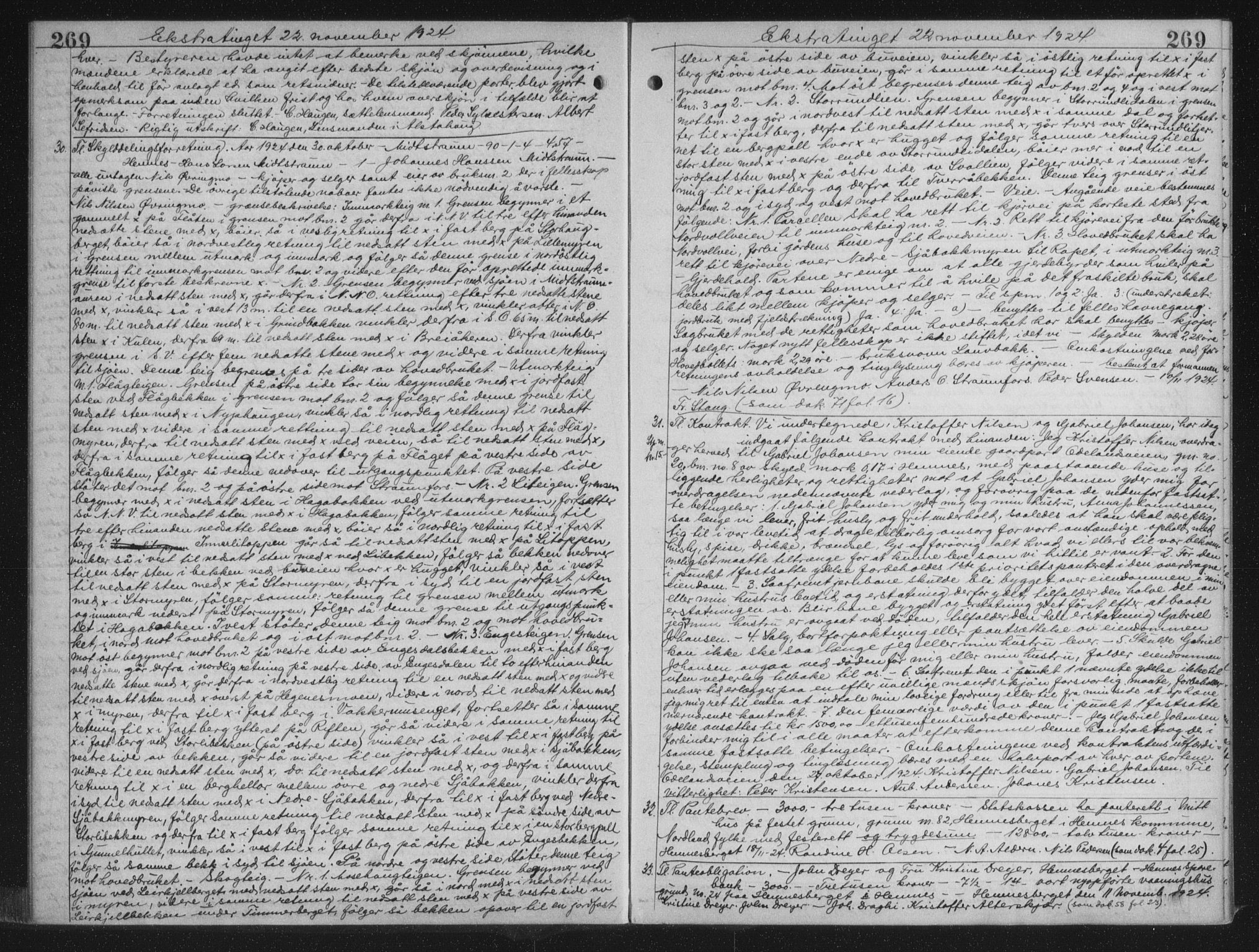 Rana sorenskriveri , AV/SAT-A-1108/1/2/2C/L0018: Mortgage book no. 18, 1923-1928, p. 269, Deed date: 22.11.1924