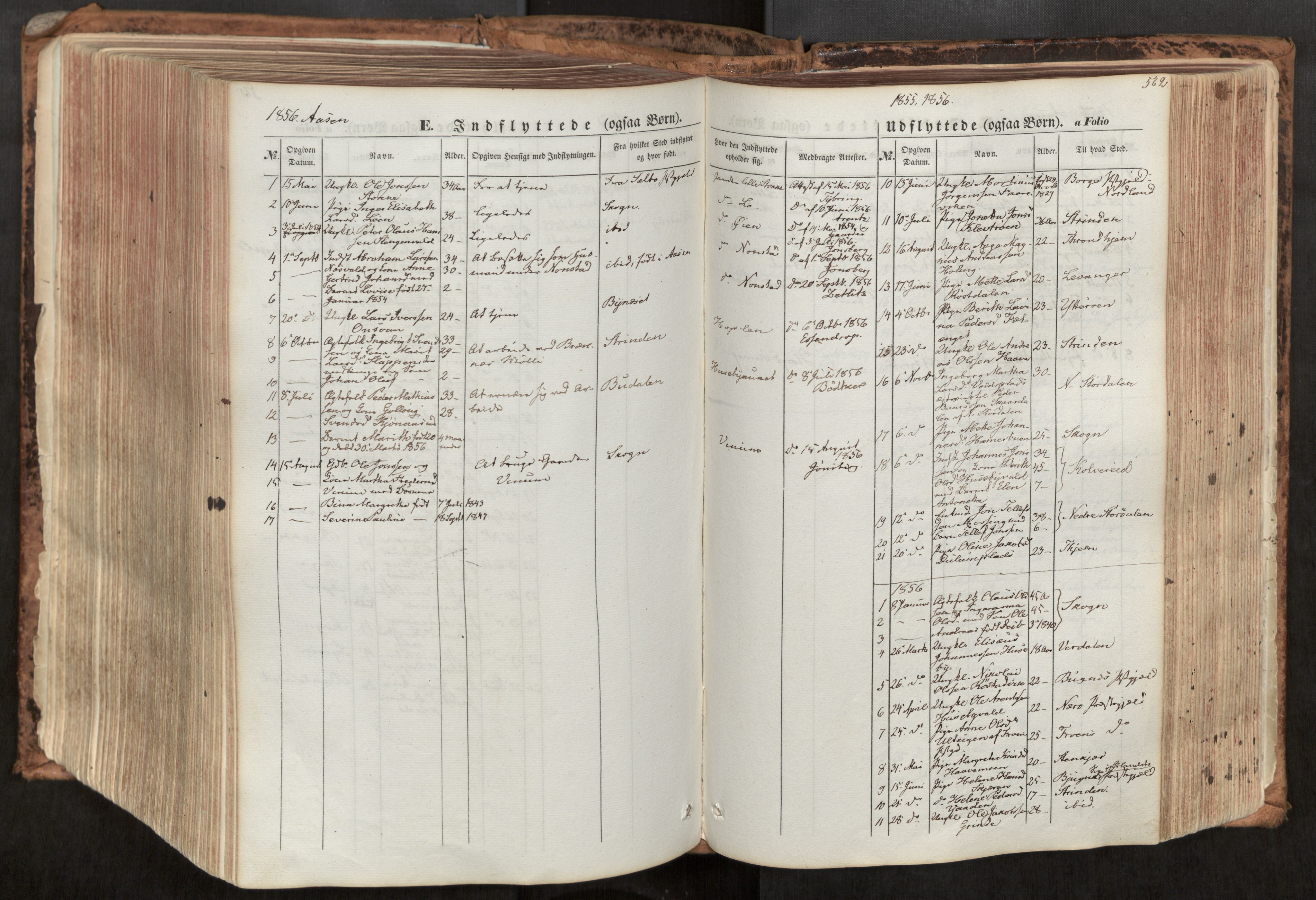 Ministerialprotokoller, klokkerbøker og fødselsregistre - Nord-Trøndelag, SAT/A-1458/713/L0116: Parish register (official) no. 713A07, 1850-1877, p. 562