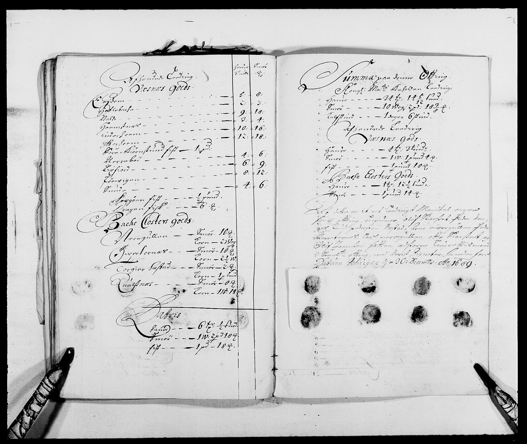 Rentekammeret inntil 1814, Reviderte regnskaper, Fogderegnskap, AV/RA-EA-4092/R55/L3648: Fogderegnskap Romsdal, 1687-1689, p. 391