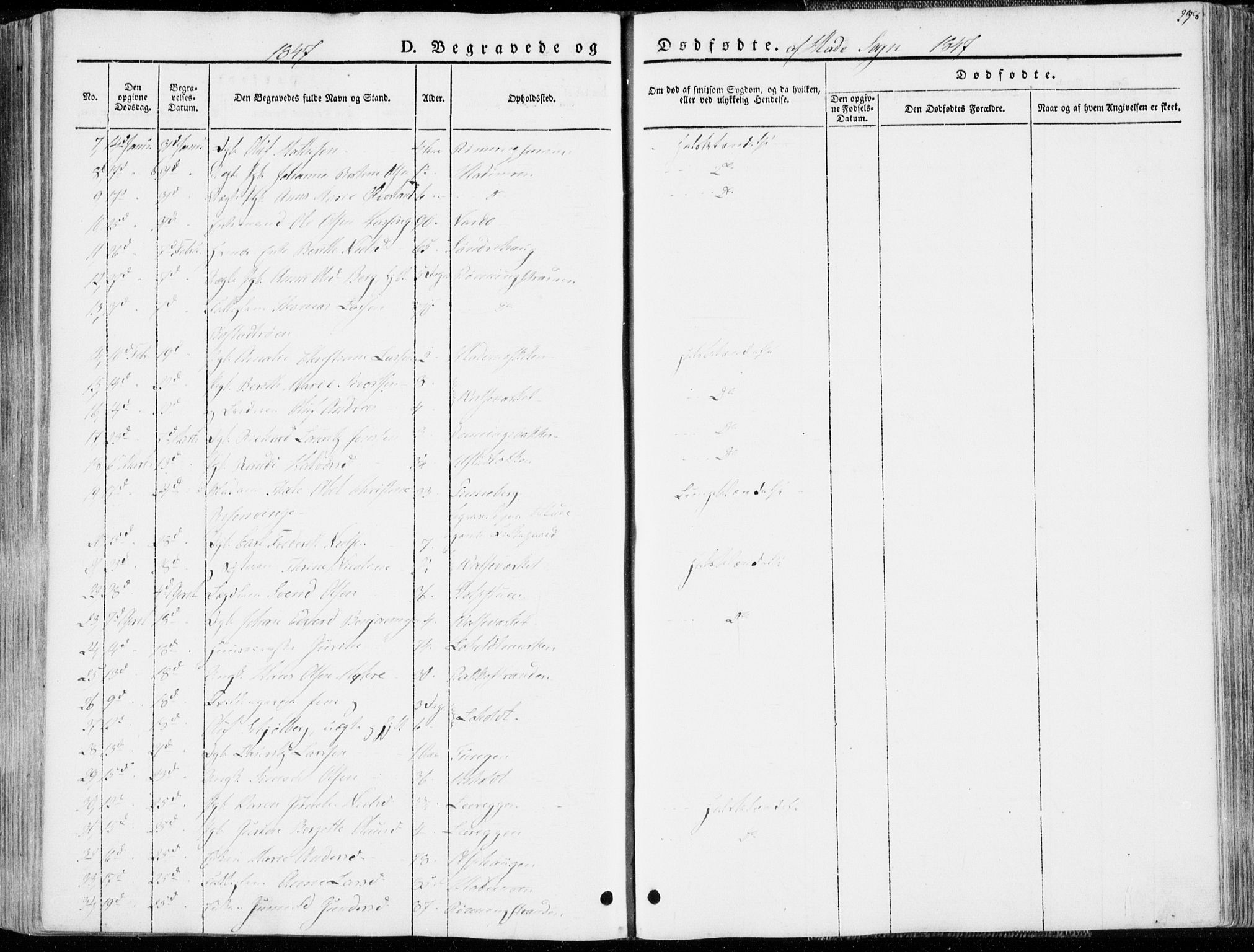 Ministerialprotokoller, klokkerbøker og fødselsregistre - Sør-Trøndelag, SAT/A-1456/606/L0290: Parish register (official) no. 606A05, 1841-1847, p. 298