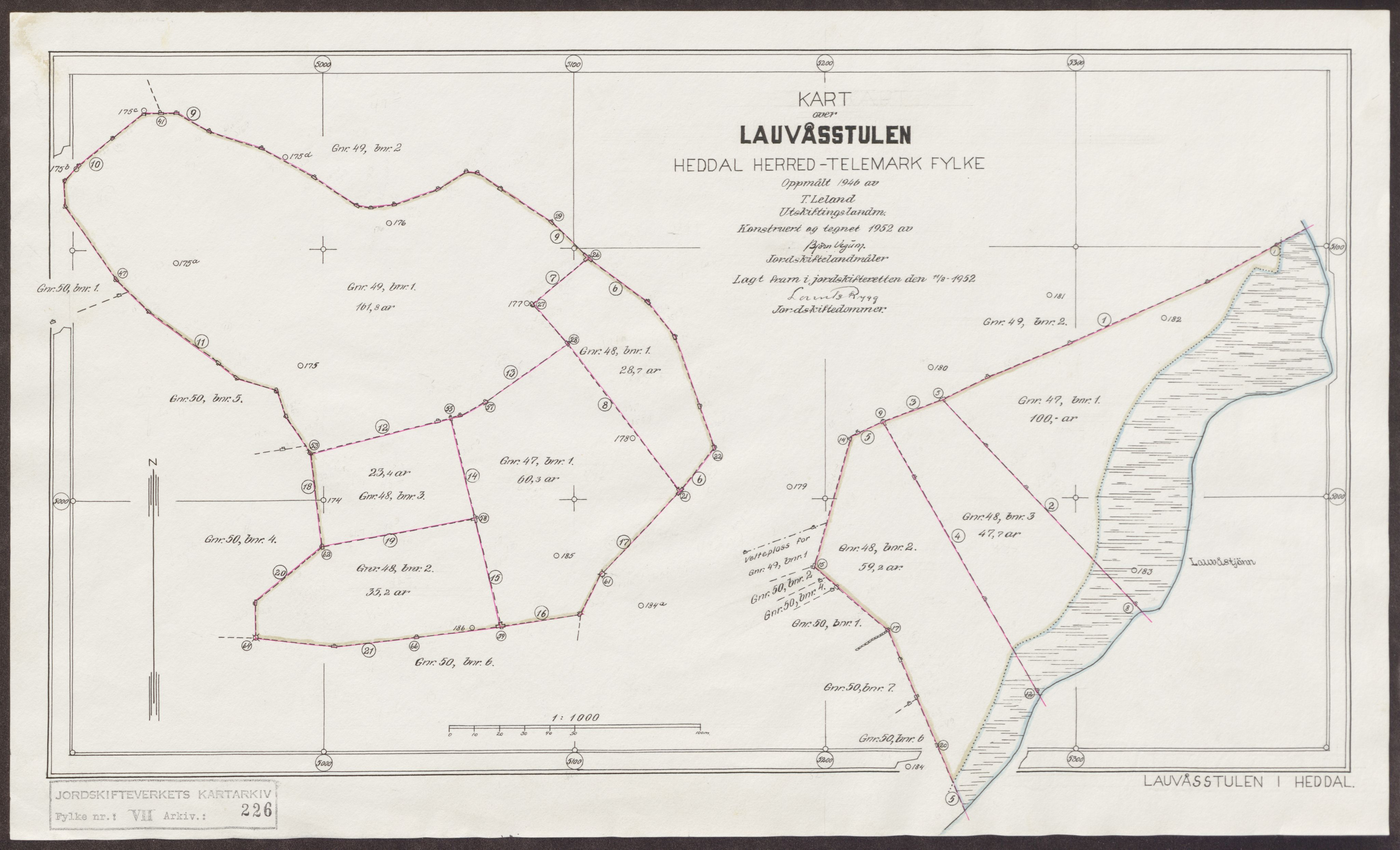 Jordskifteverkets kartarkiv, RA/S-3929/T, 1859-1988, p. 286