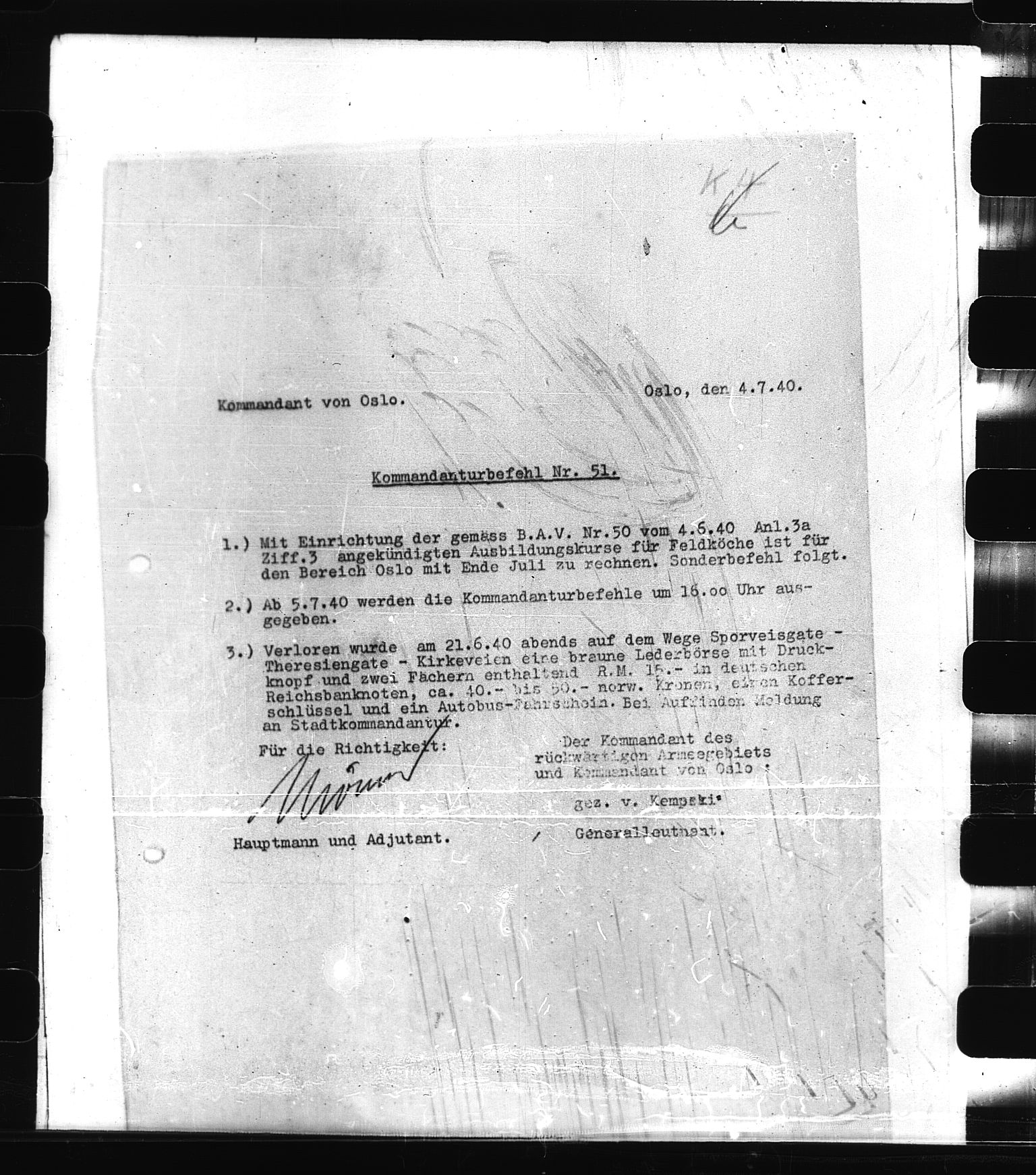 Documents Section, RA/RAFA-2200/V/L0061: Film med LMDC Serial Numbers, 1940-1945, p. 315