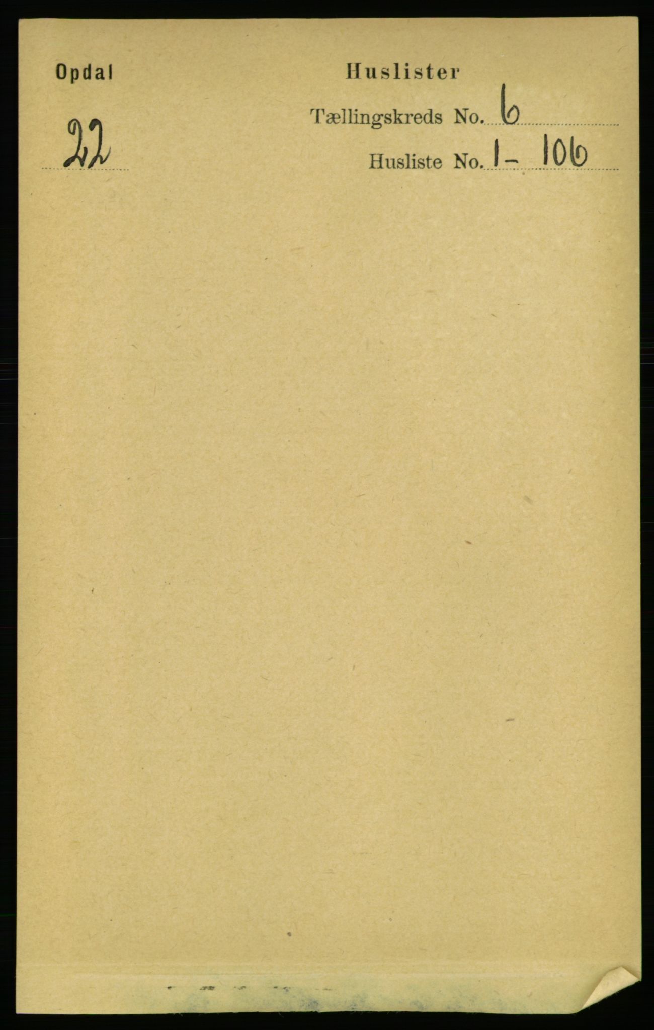 RA, 1891 census for 1634 Oppdal, 1891, p. 2671