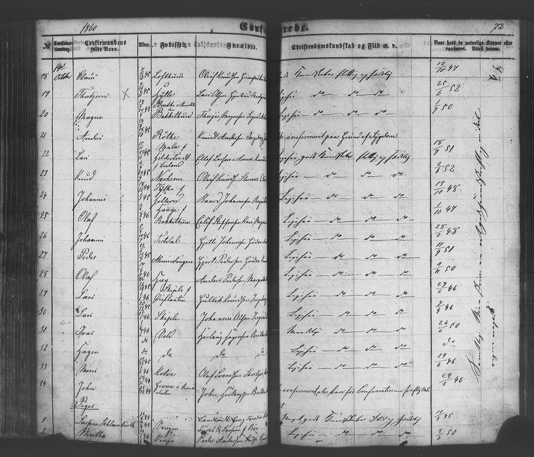 Voss sokneprestembete, SAB/A-79001/H/Haa: Parish register (official) no. A 18, 1848-1876, p. 72