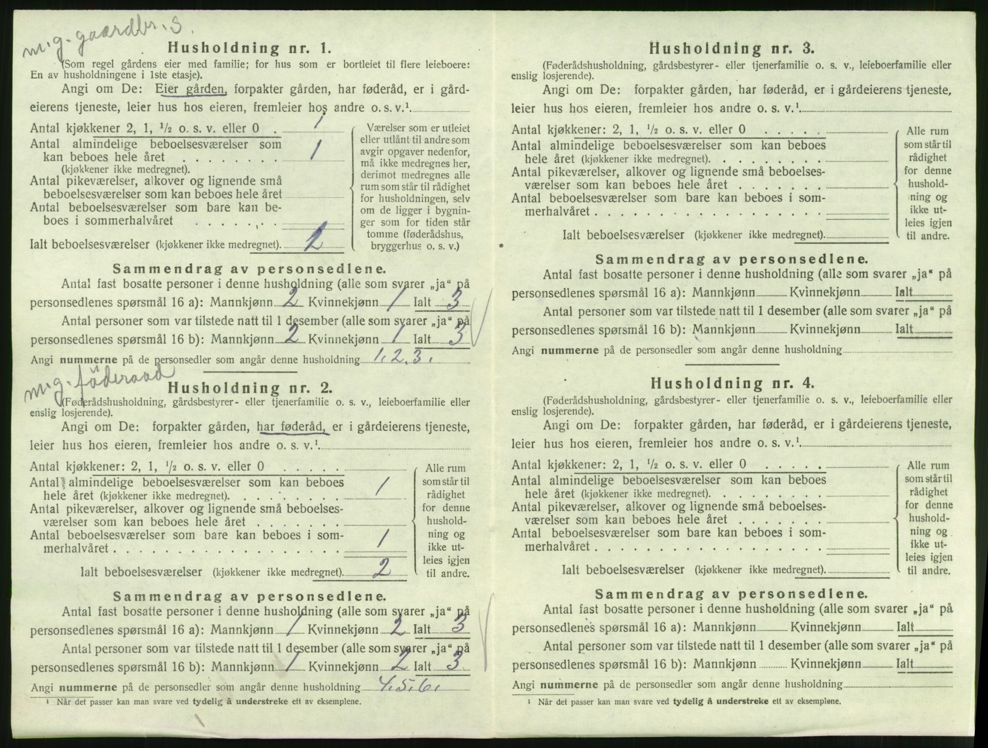 SAT, 1920 census for Valsøyfjord, 1920, p. 126