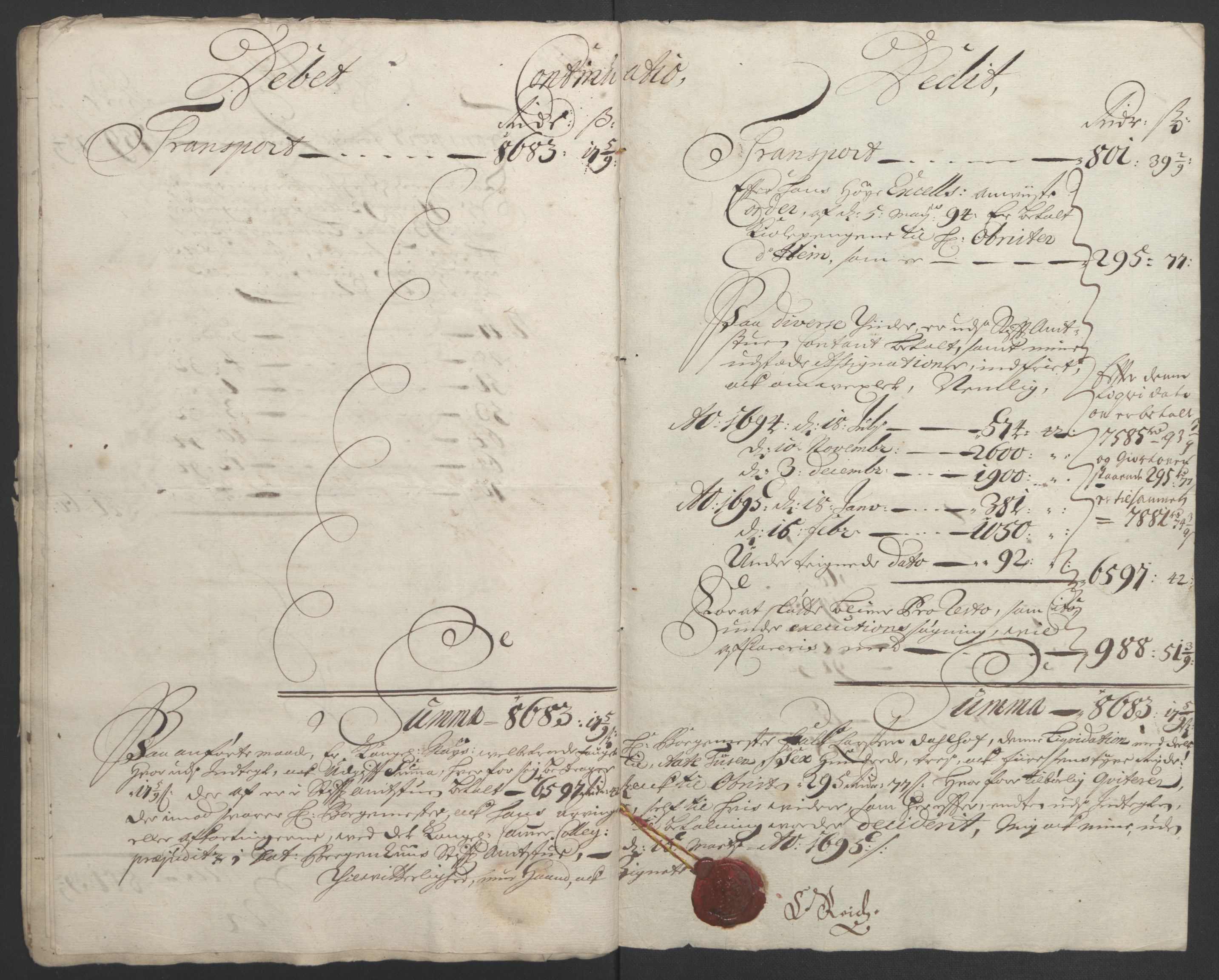 Rentekammeret inntil 1814, Reviderte regnskaper, Fogderegnskap, AV/RA-EA-4092/R48/L2975: Fogderegnskap Sunnhordland og Hardanger, 1694, p. 17