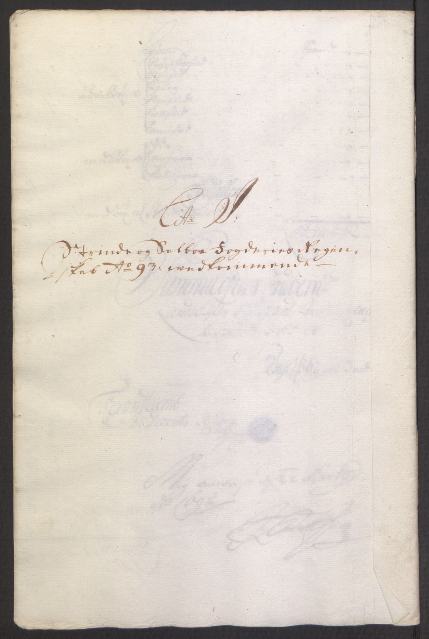 Rentekammeret inntil 1814, Reviderte regnskaper, Fogderegnskap, AV/RA-EA-4092/R61/L4104: Fogderegnskap Strinda og Selbu, 1693-1694, p. 109