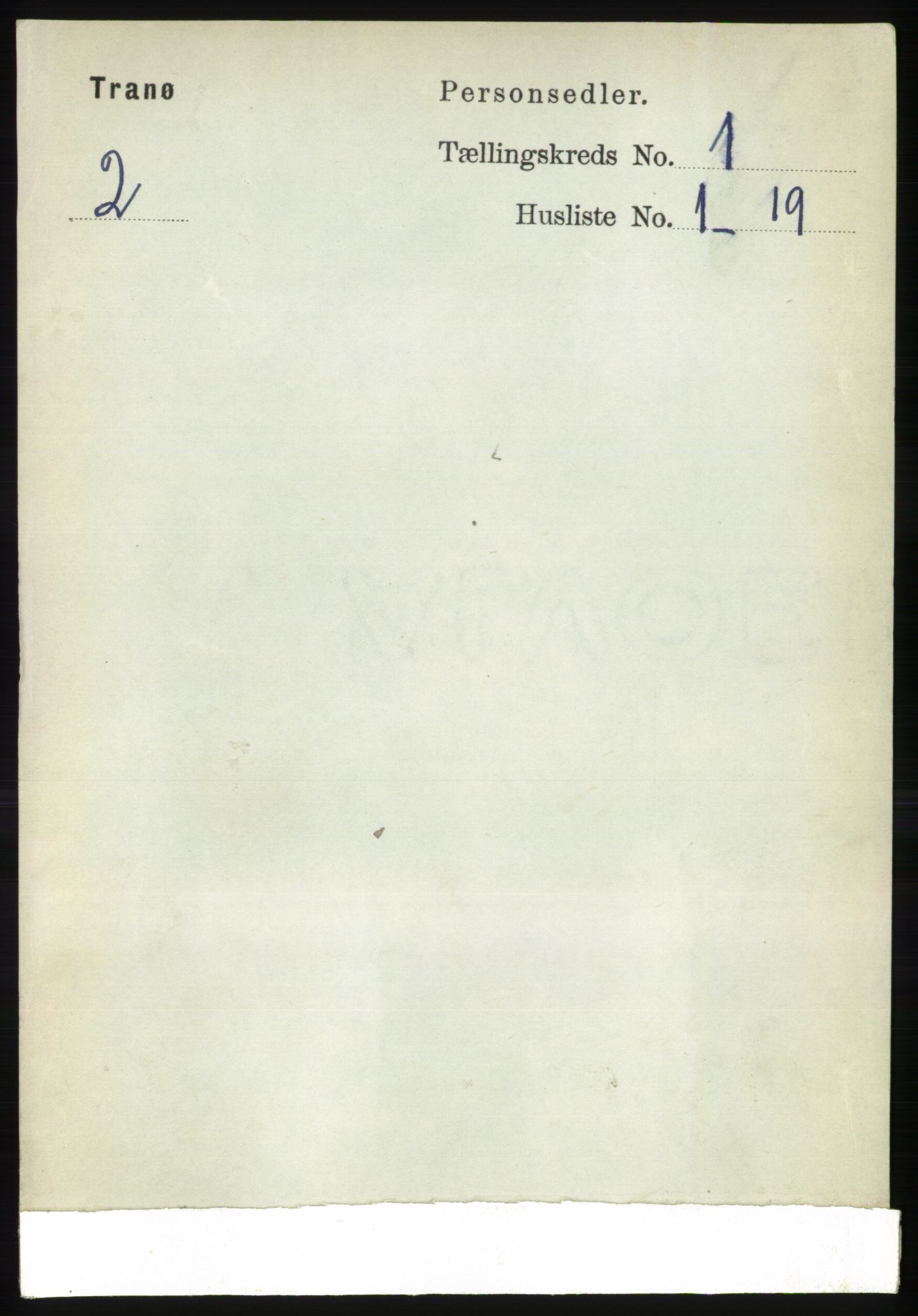 RA, 1891 census for 1927 Tranøy, 1891, p. 66
