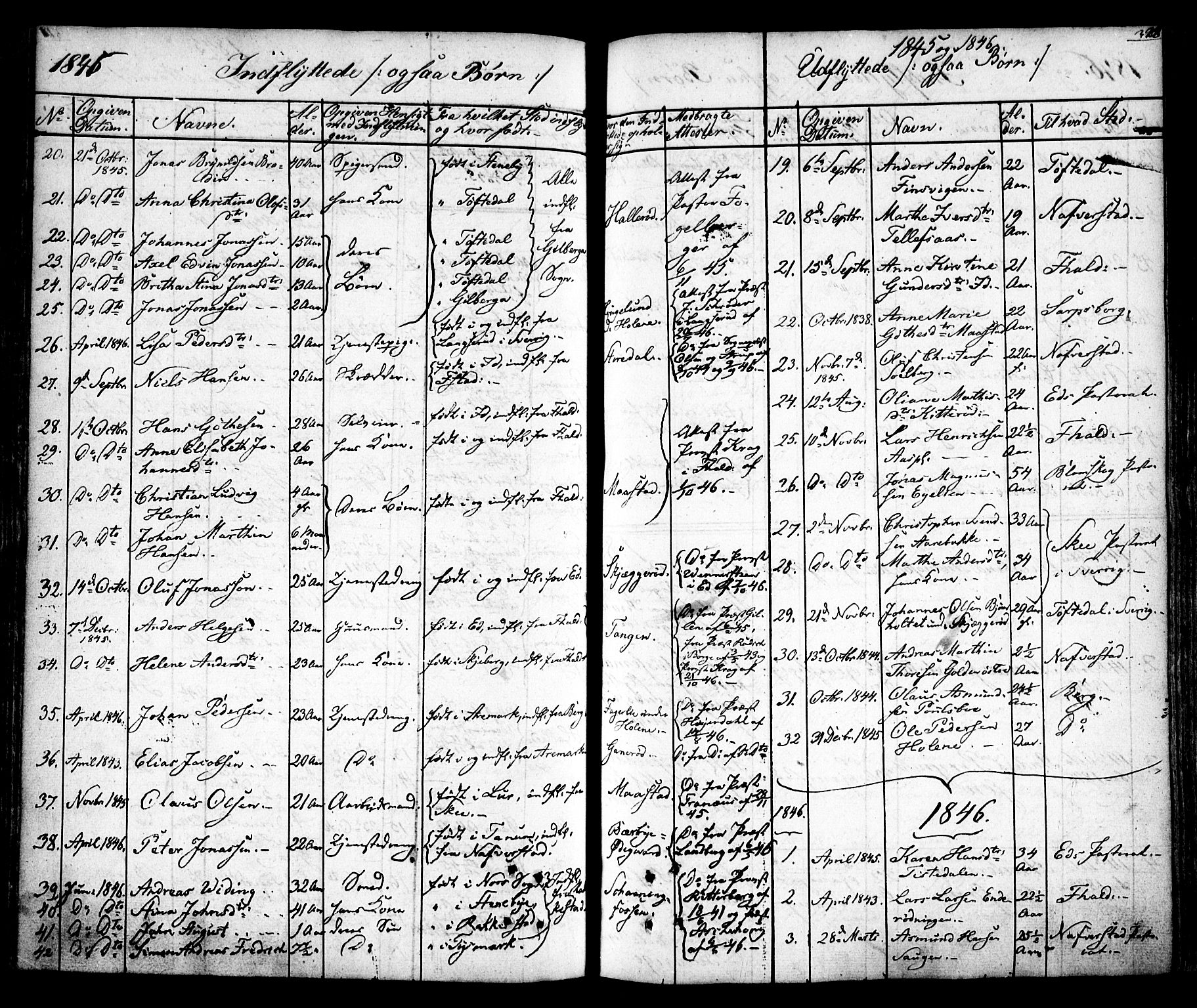 Idd prestekontor Kirkebøker, AV/SAO-A-10911/F/Fc/L0003: Parish register (official) no. III 3, 1832-1847, p. 328