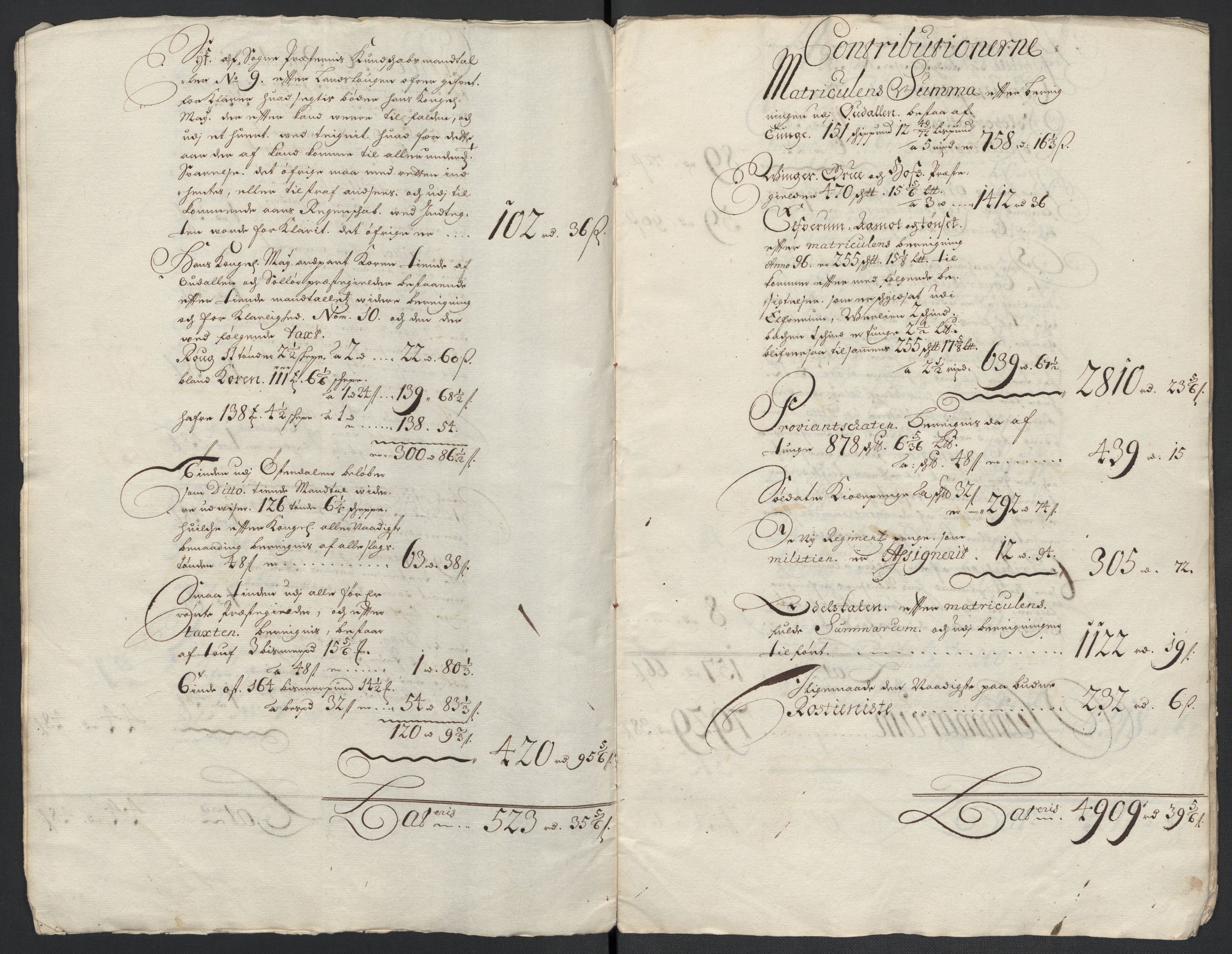 Rentekammeret inntil 1814, Reviderte regnskaper, Fogderegnskap, RA/EA-4092/R13/L0835: Fogderegnskap Solør, Odal og Østerdal, 1697, p. 11