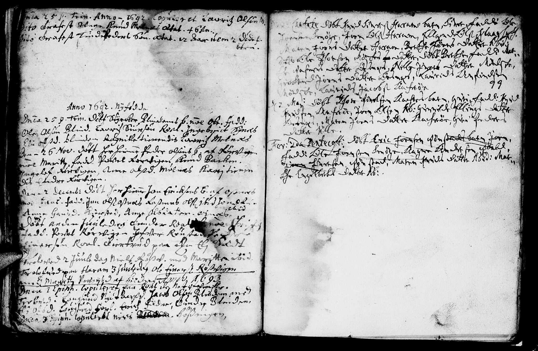 Ministerialprotokoller, klokkerbøker og fødselsregistre - Møre og Romsdal, SAT/A-1454/536/L0492: Parish register (official) no. 536A01 /2, 1689-1738, p. 99