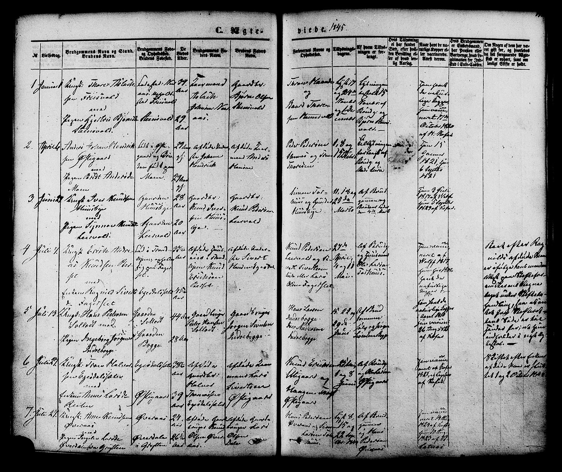 Ministerialprotokoller, klokkerbøker og fødselsregistre - Møre og Romsdal, SAT/A-1454/552/L0637: Parish register (official) no. 552A01, 1845-1879, p. 193
