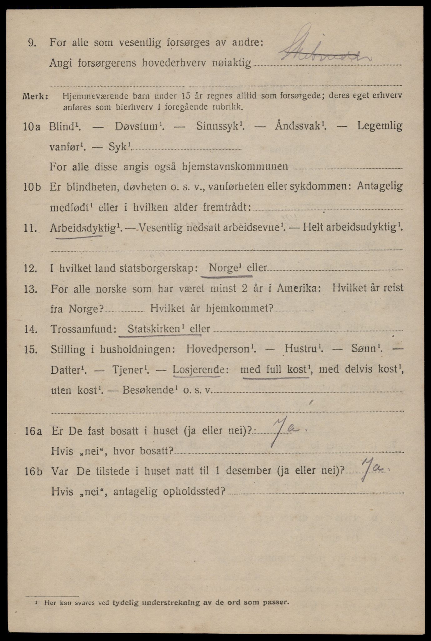 SAST, 1920 census for Haugesund, 1920, p. 12778