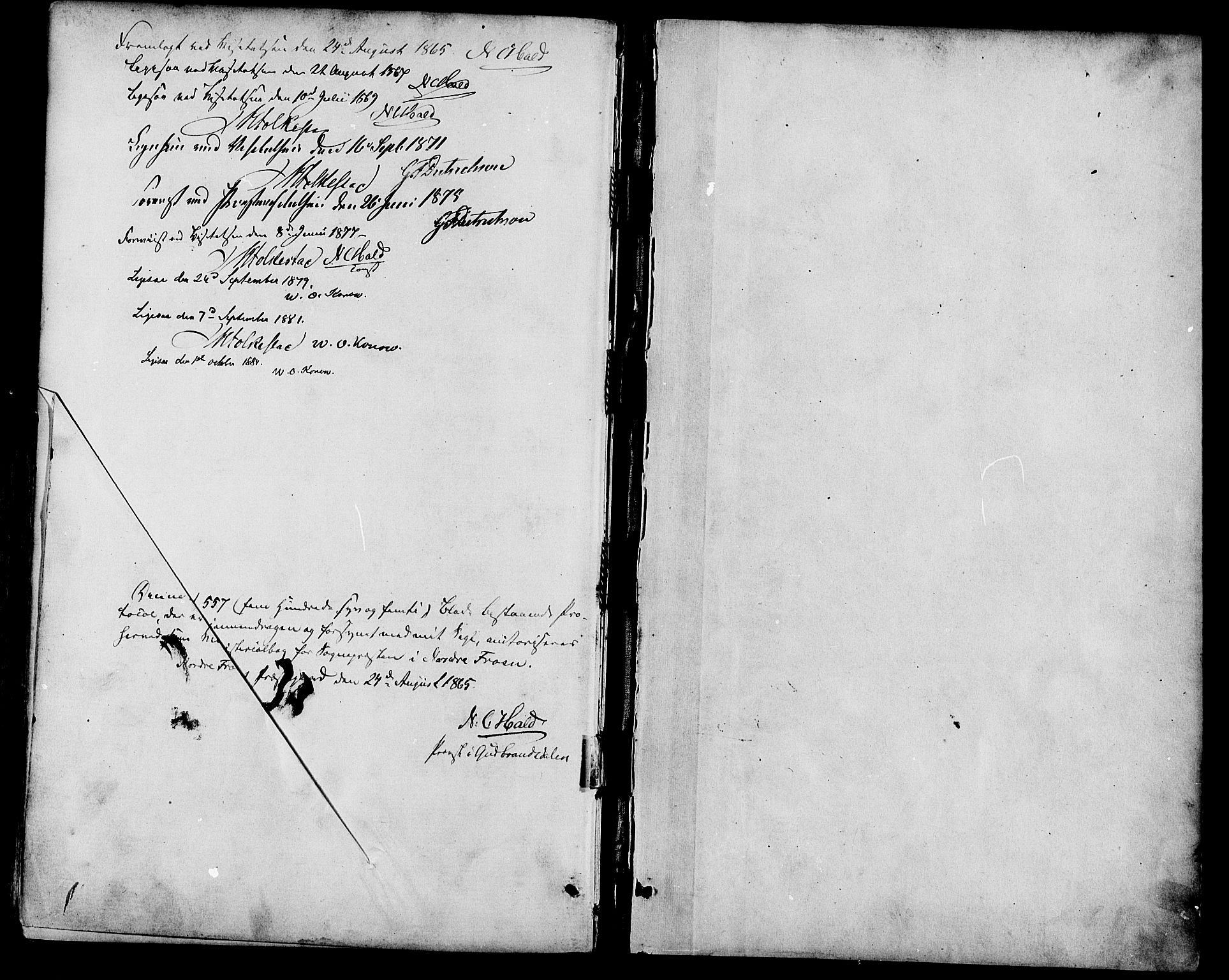 Nord-Fron prestekontor, SAH/PREST-080/H/Ha/Haa/L0002: Parish register (official) no. 2, 1865-1883