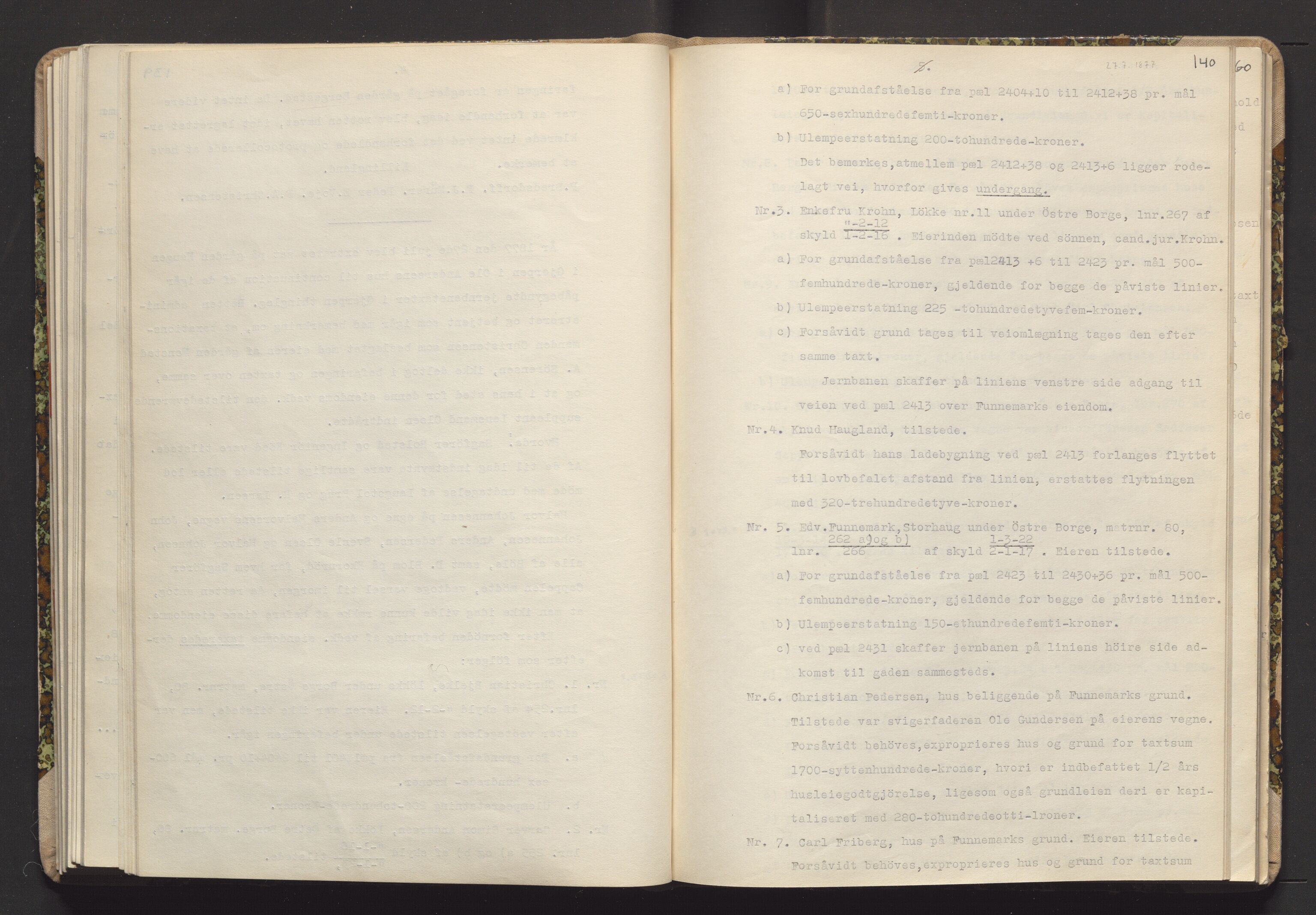 Norges Statsbaner Drammen distrikt (NSB), AV/SAKO-A-30/Y/Yc/L0007: Takster Vestfoldbanen strekningen Eidanger-Porsgrunn-Gjerpen samt sidelinjen Eidanger-Brevik, 1877-1896, p. 140