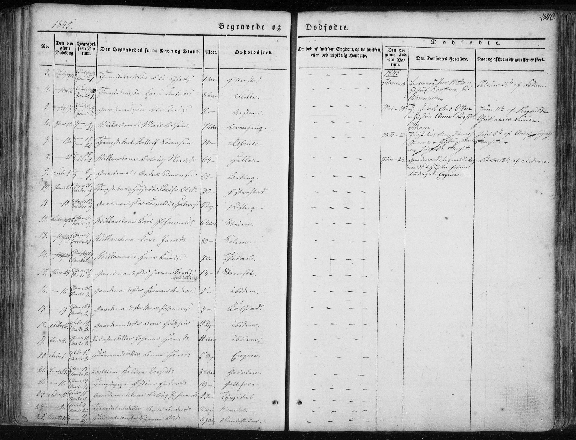 Fjaler sokneprestembete, AV/SAB-A-79801/H/Haa/Haaa/L0006: Parish register (official) no. A 6, 1835-1884, p. 340