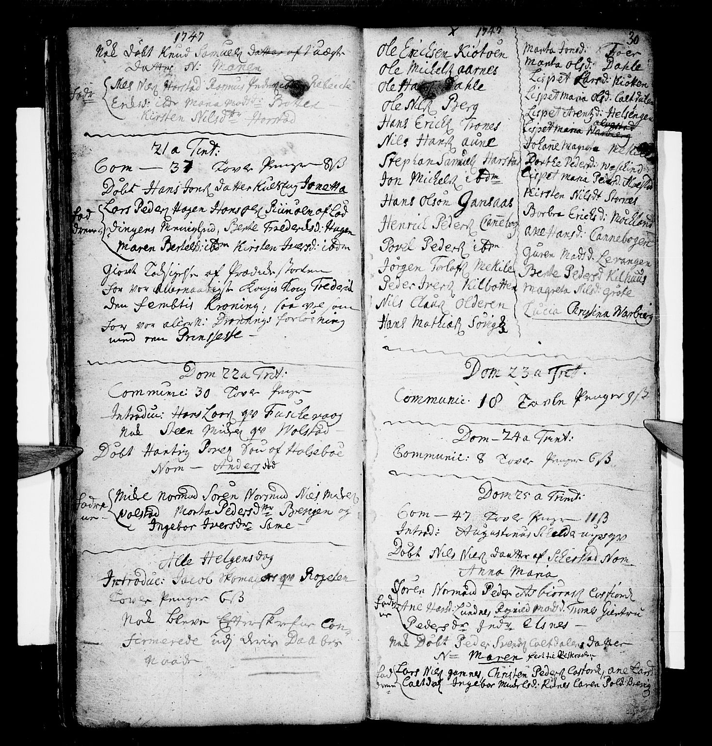 Trondenes sokneprestkontor, AV/SATØ-S-1319/H/Ha/L0001kirke: Parish register (official) no. 1, 1744-1777, p. 30