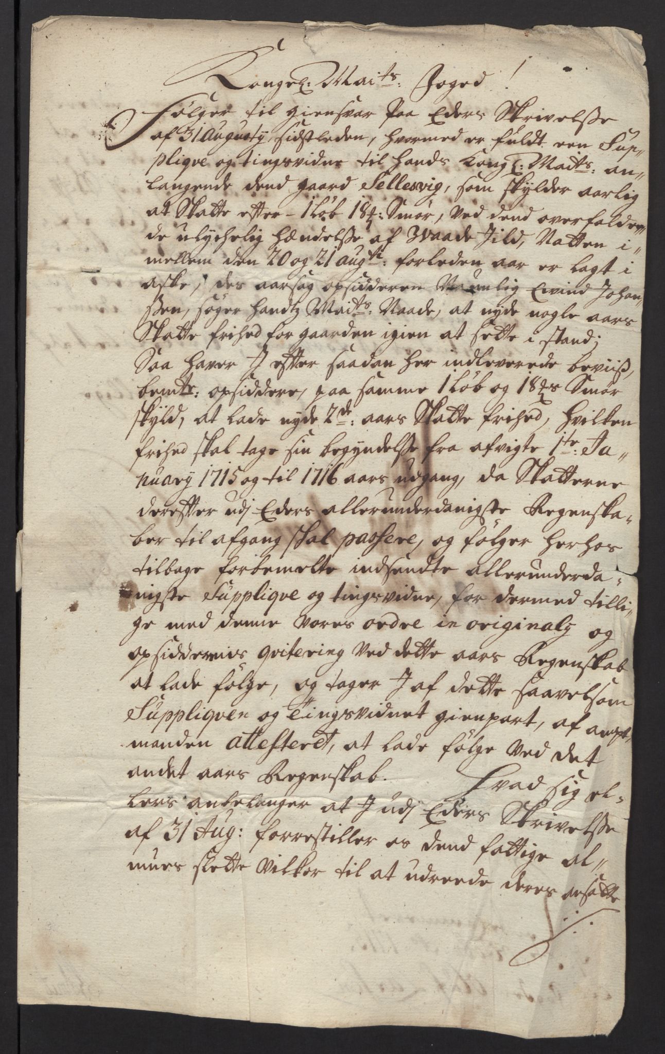 Rentekammeret inntil 1814, Reviderte regnskaper, Fogderegnskap, AV/RA-EA-4092/R48/L2991: Fogderegnskap Sunnhordland og Hardanger, 1715, p. 507