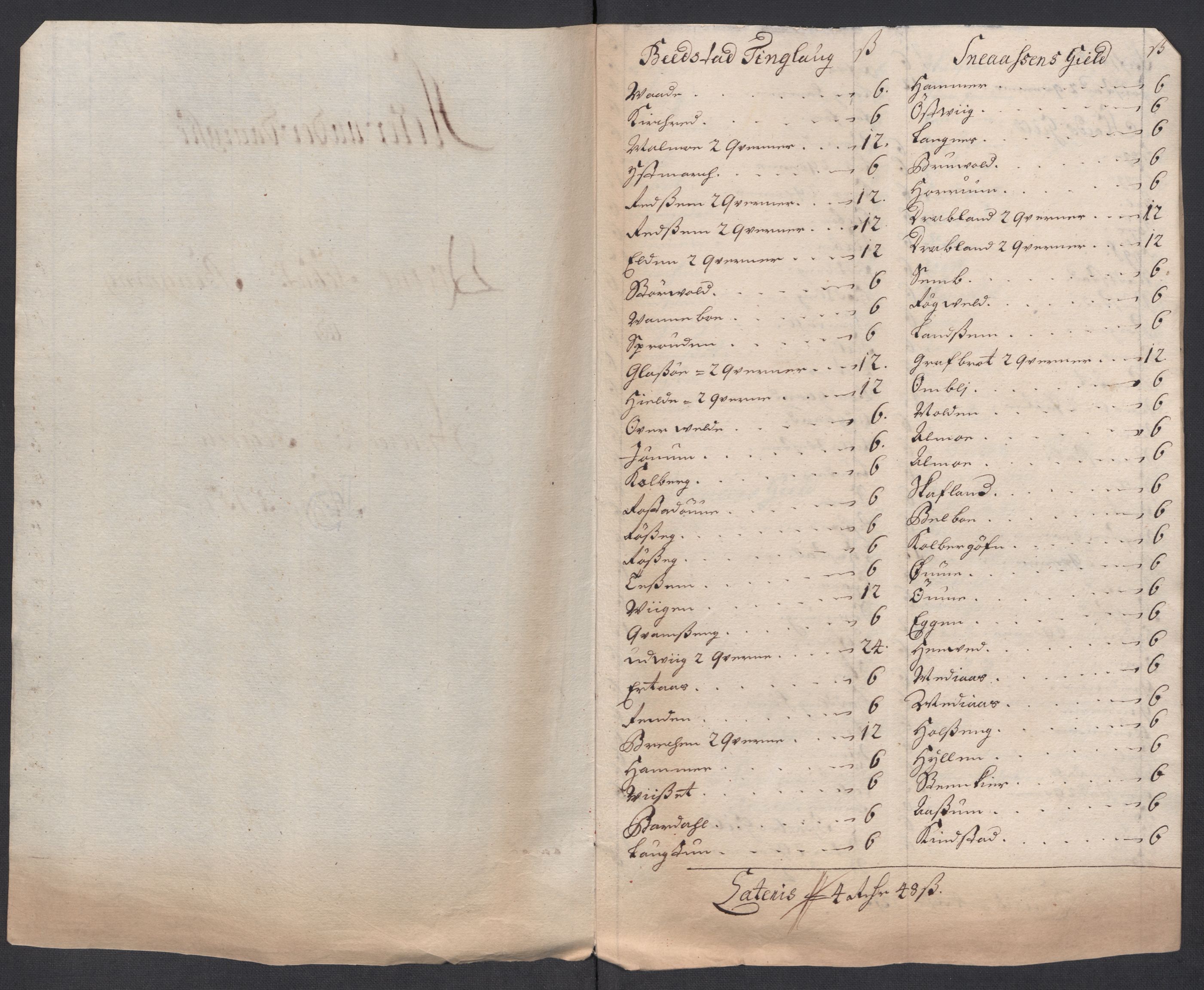 Rentekammeret inntil 1814, Reviderte regnskaper, Fogderegnskap, AV/RA-EA-4092/R63/L4325: Fogderegnskap Inderøy, 1717, p. 127