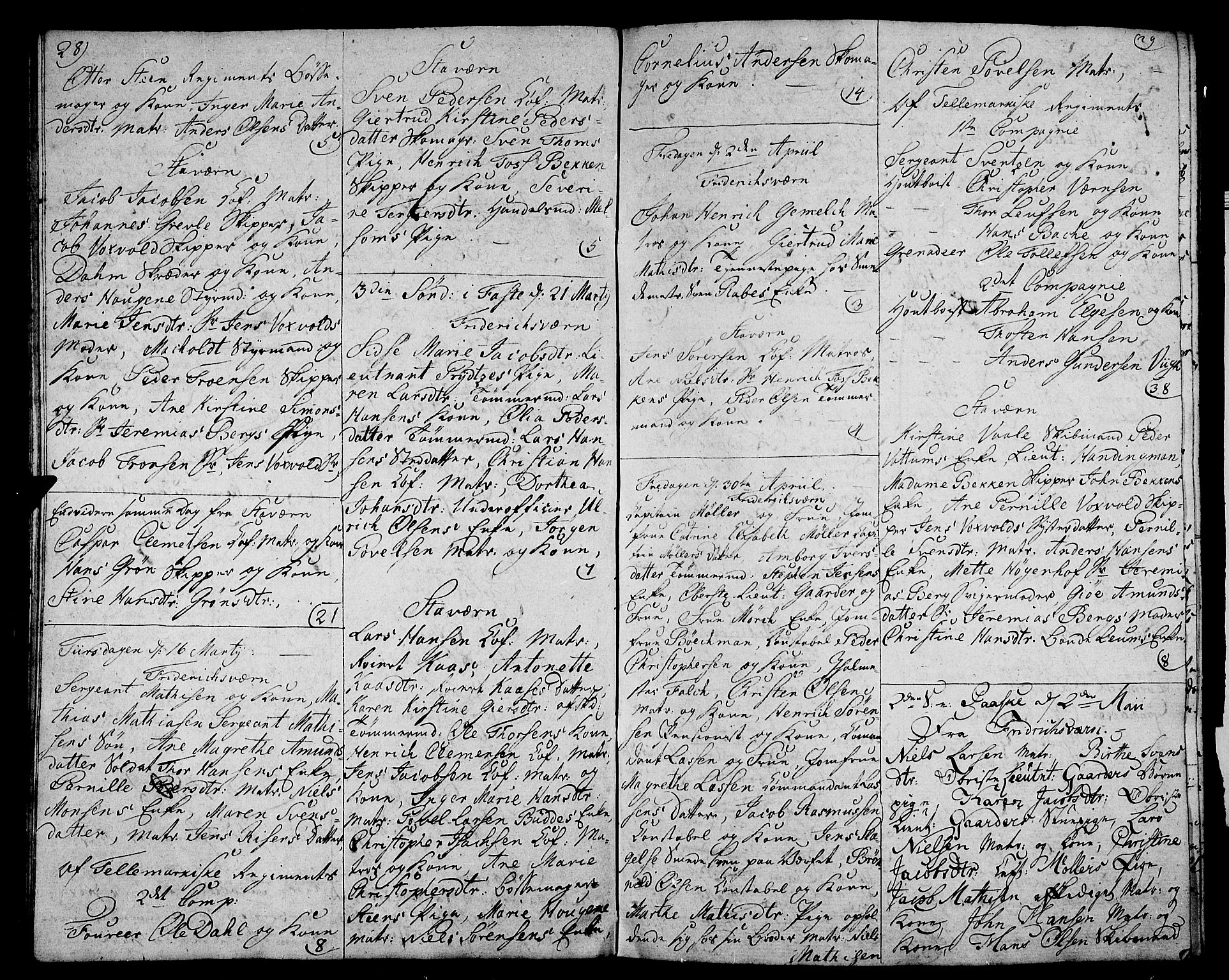 Stavern kirkebøker, AV/SAKO-A-318/F/Fa/L0005: Parish register (official) no. 5, 1800-1816, p. 28-29