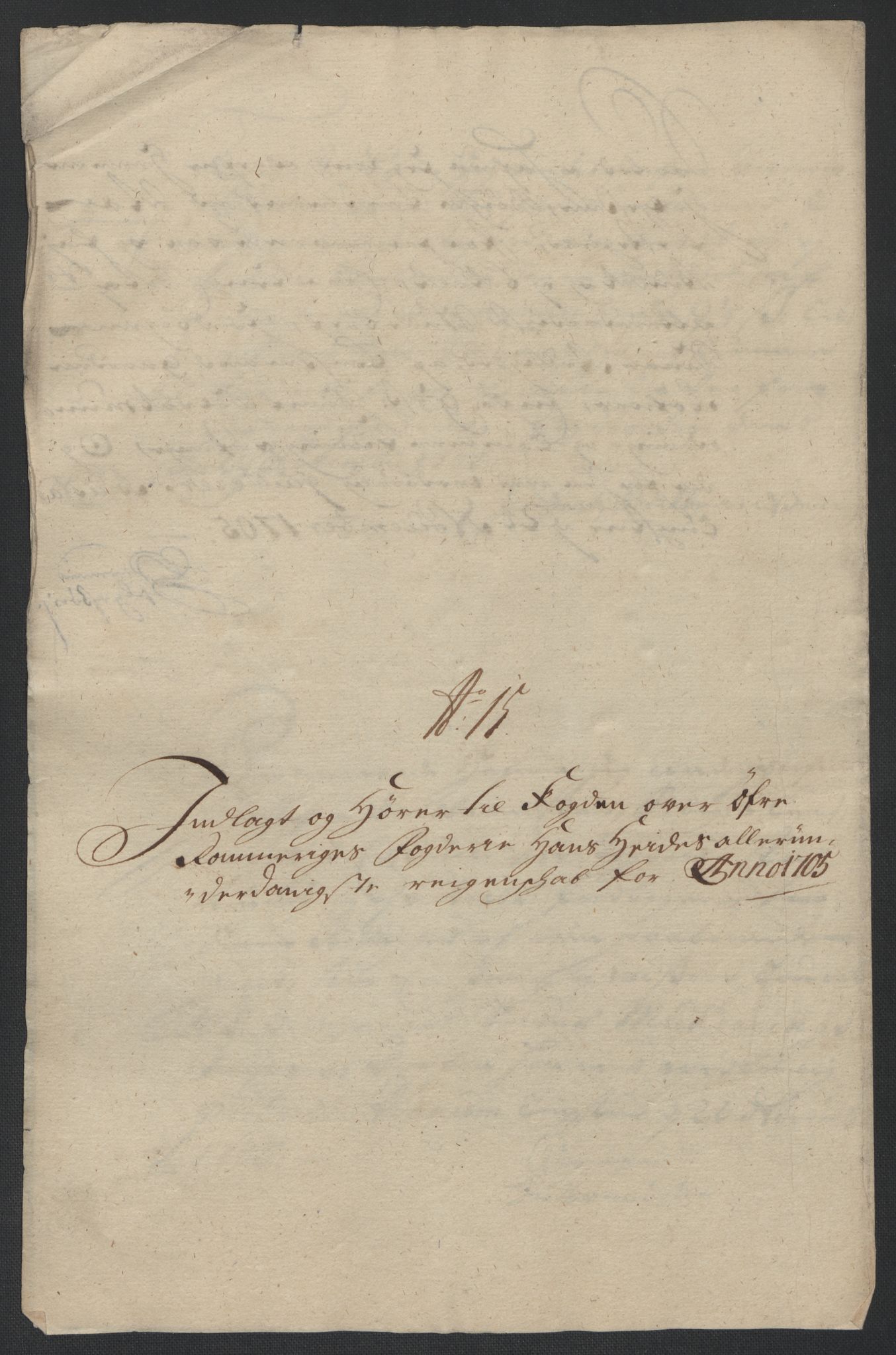 Rentekammeret inntil 1814, Reviderte regnskaper, Fogderegnskap, RA/EA-4092/R12/L0717: Fogderegnskap Øvre Romerike, 1704-1705, p. 407