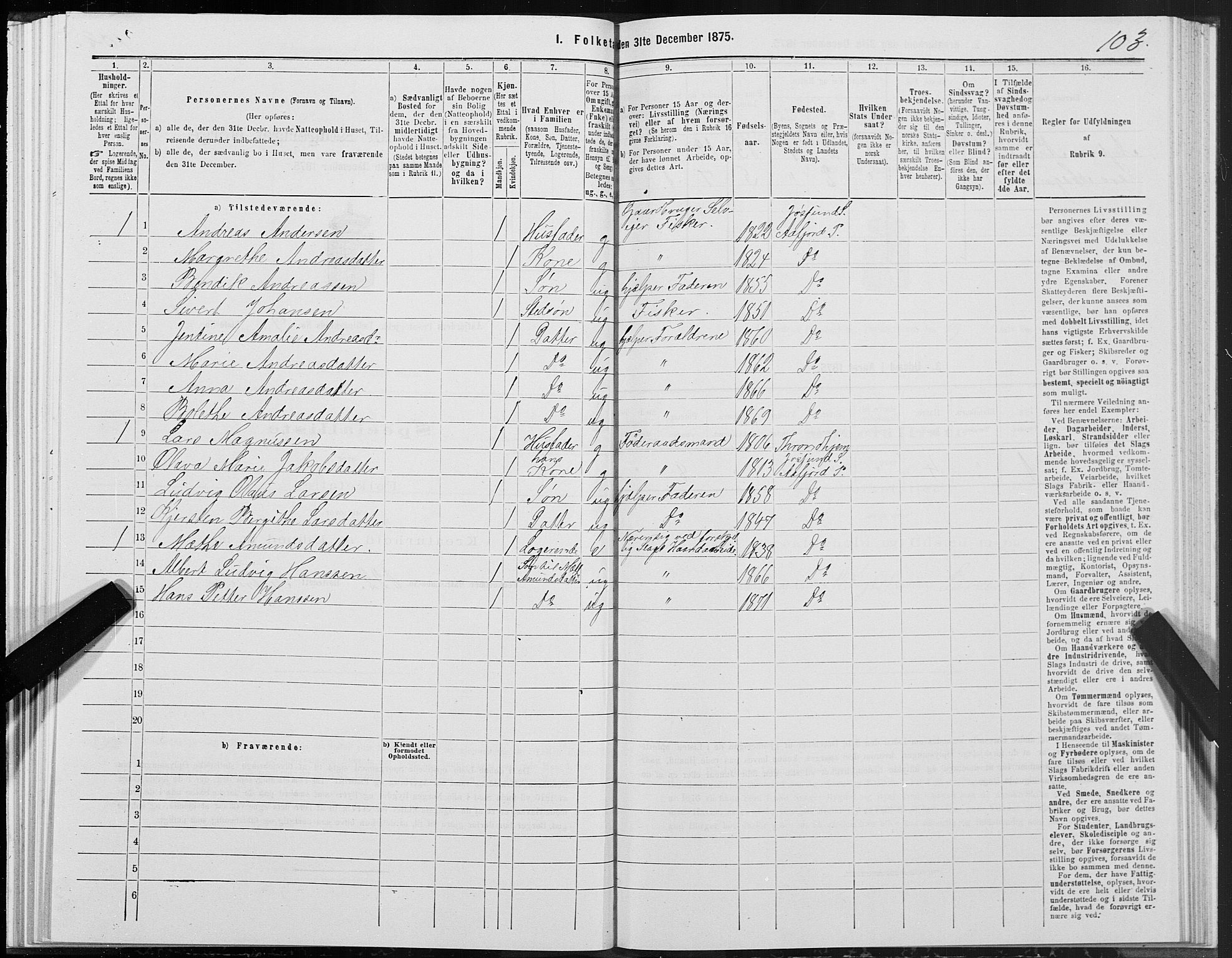 SAT, 1875 census for 1630P Aafjorden, 1875, p. 4103