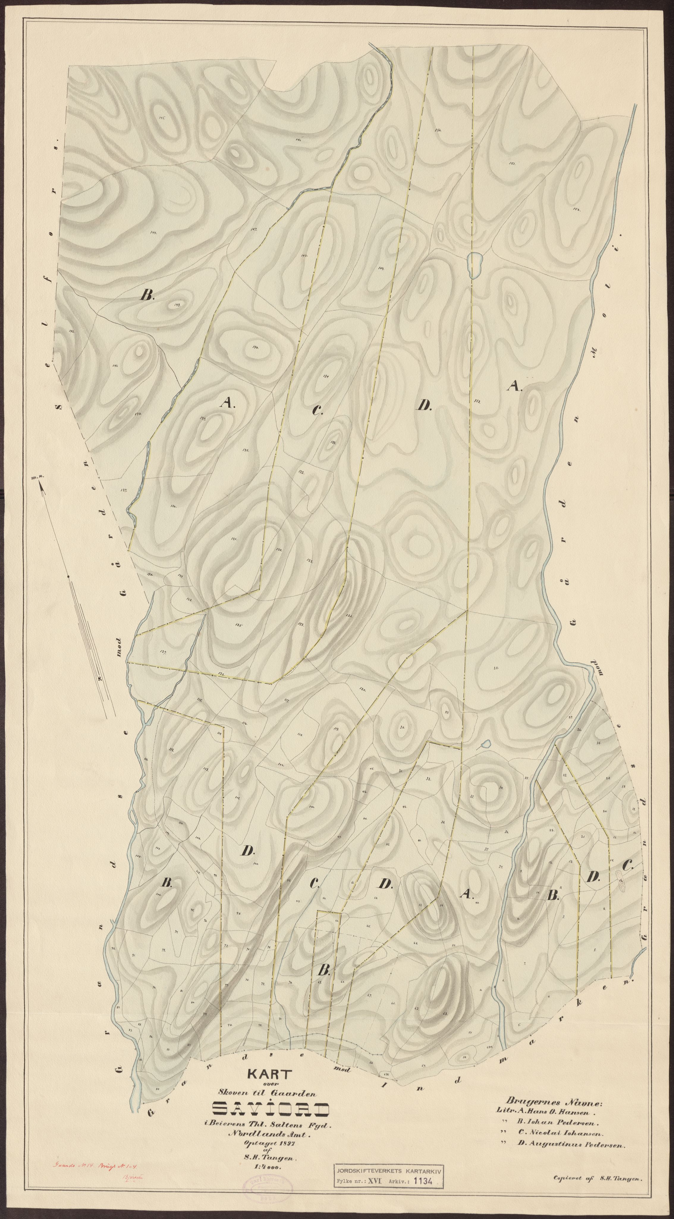 Jordskifteverkets kartarkiv, AV/RA-S-3929/T, 1859-1988, p. 1298