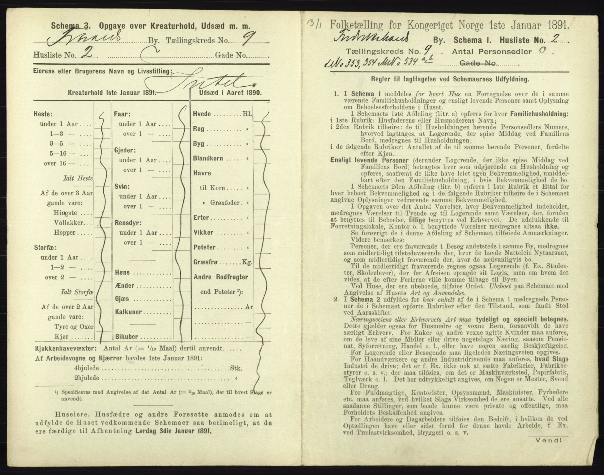 RA, 1891 census for 0101 Fredrikshald, 1891, p. 780