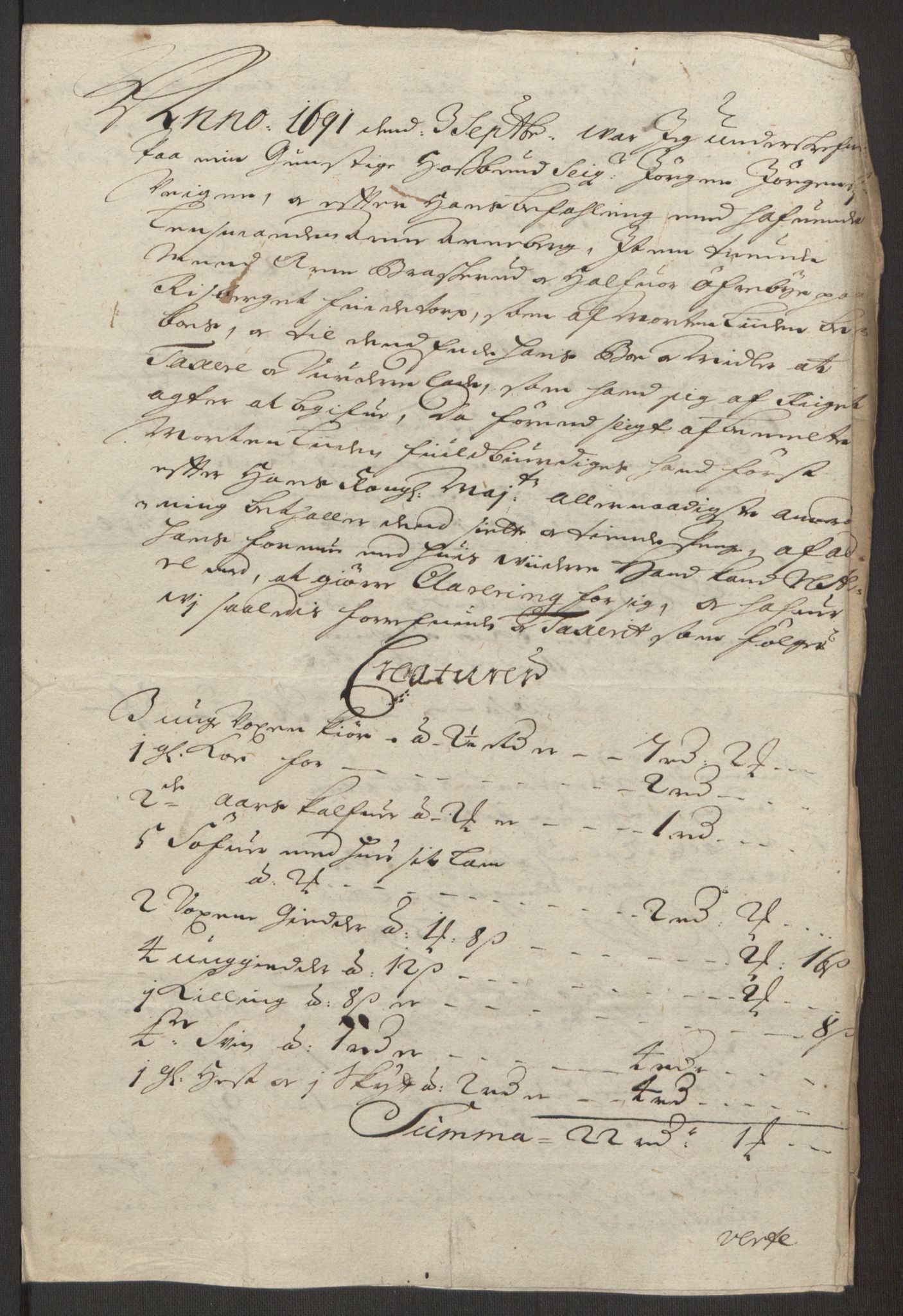 Rentekammeret inntil 1814, Reviderte regnskaper, Fogderegnskap, RA/EA-4092/R13/L0830: Fogderegnskap Solør, Odal og Østerdal, 1692, p. 188