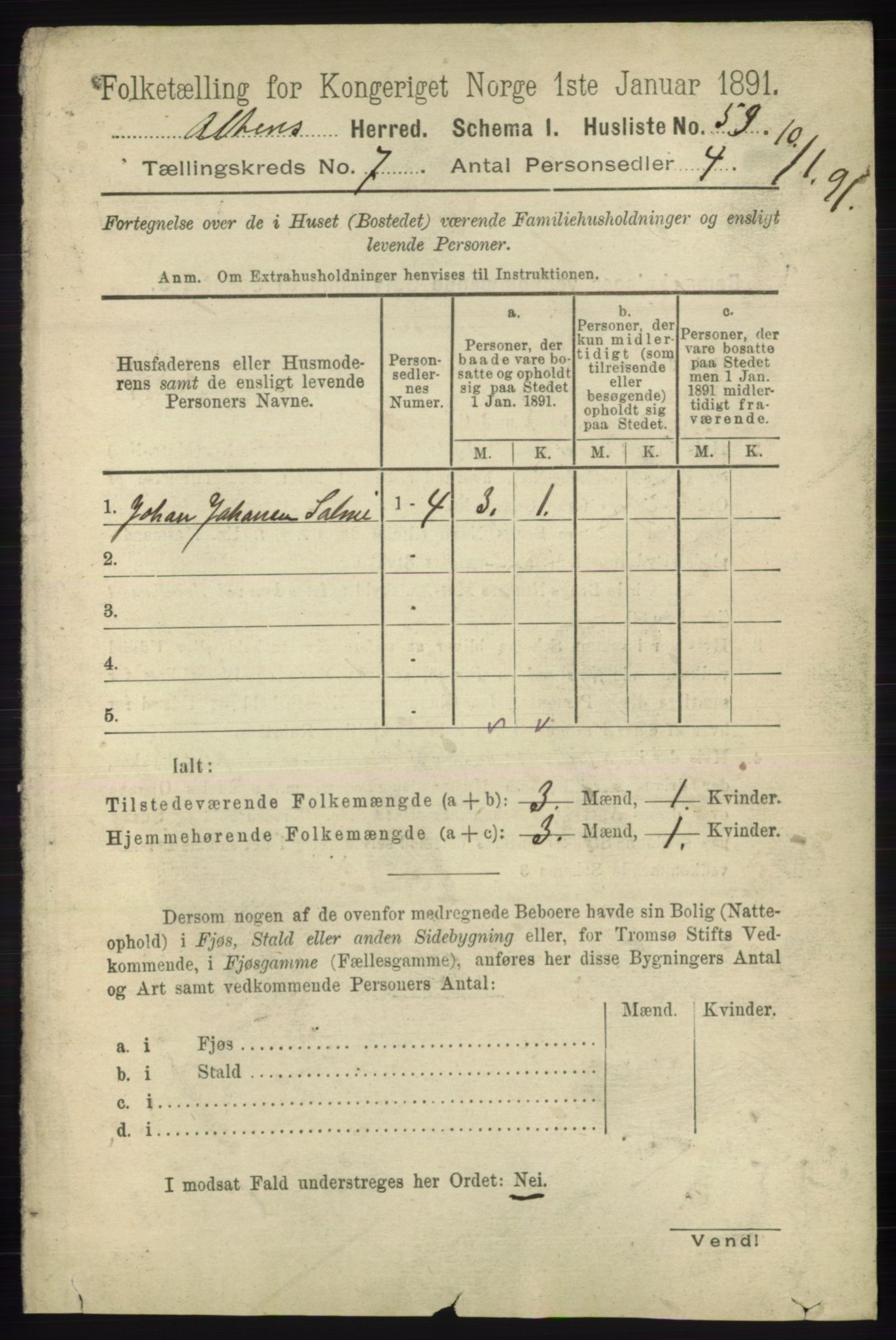 RA, 1891 census for 2012 Alta, 1891, p. 2098