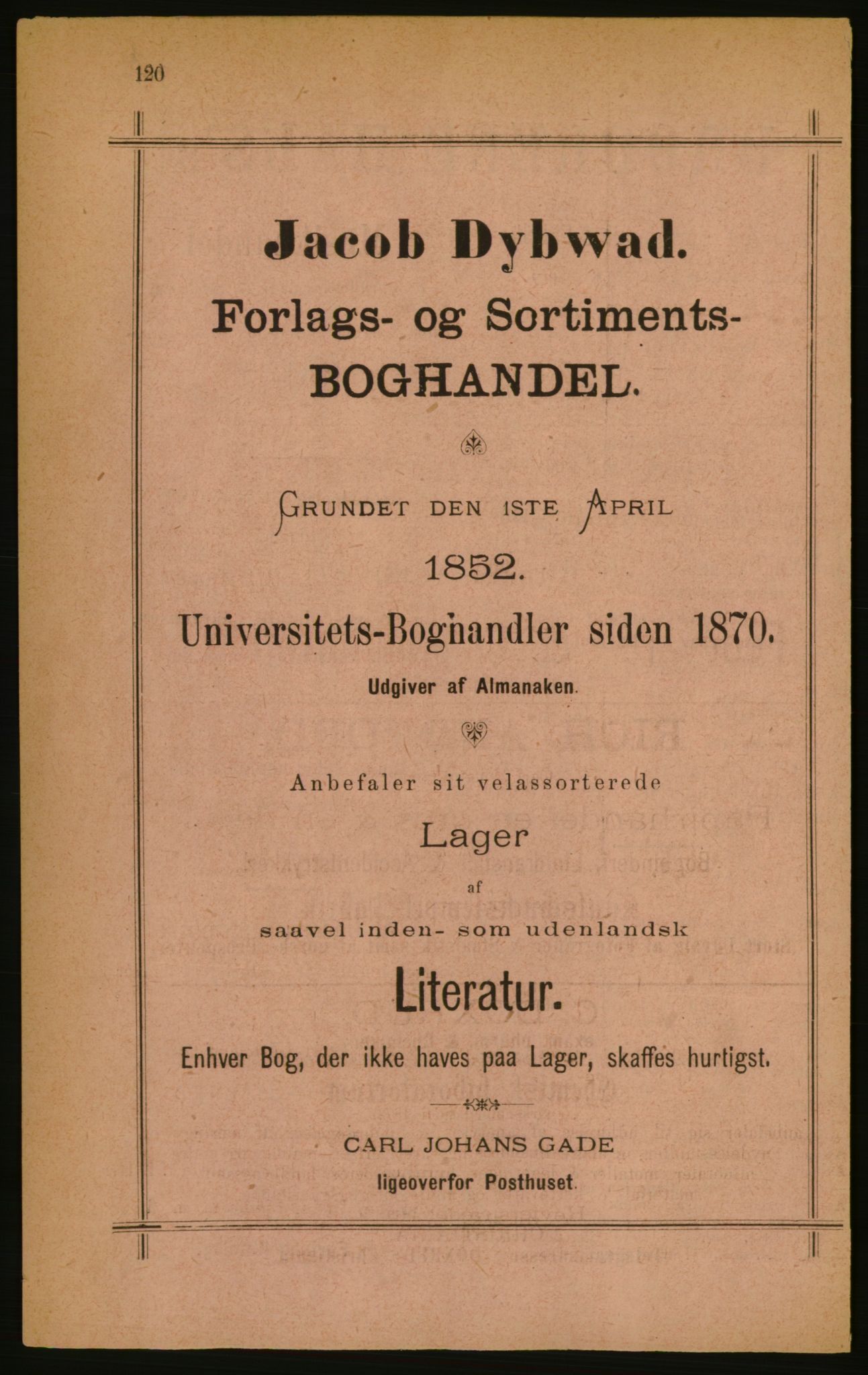 Kristiania/Oslo adressebok, PUBL/-, 1888, p. 120