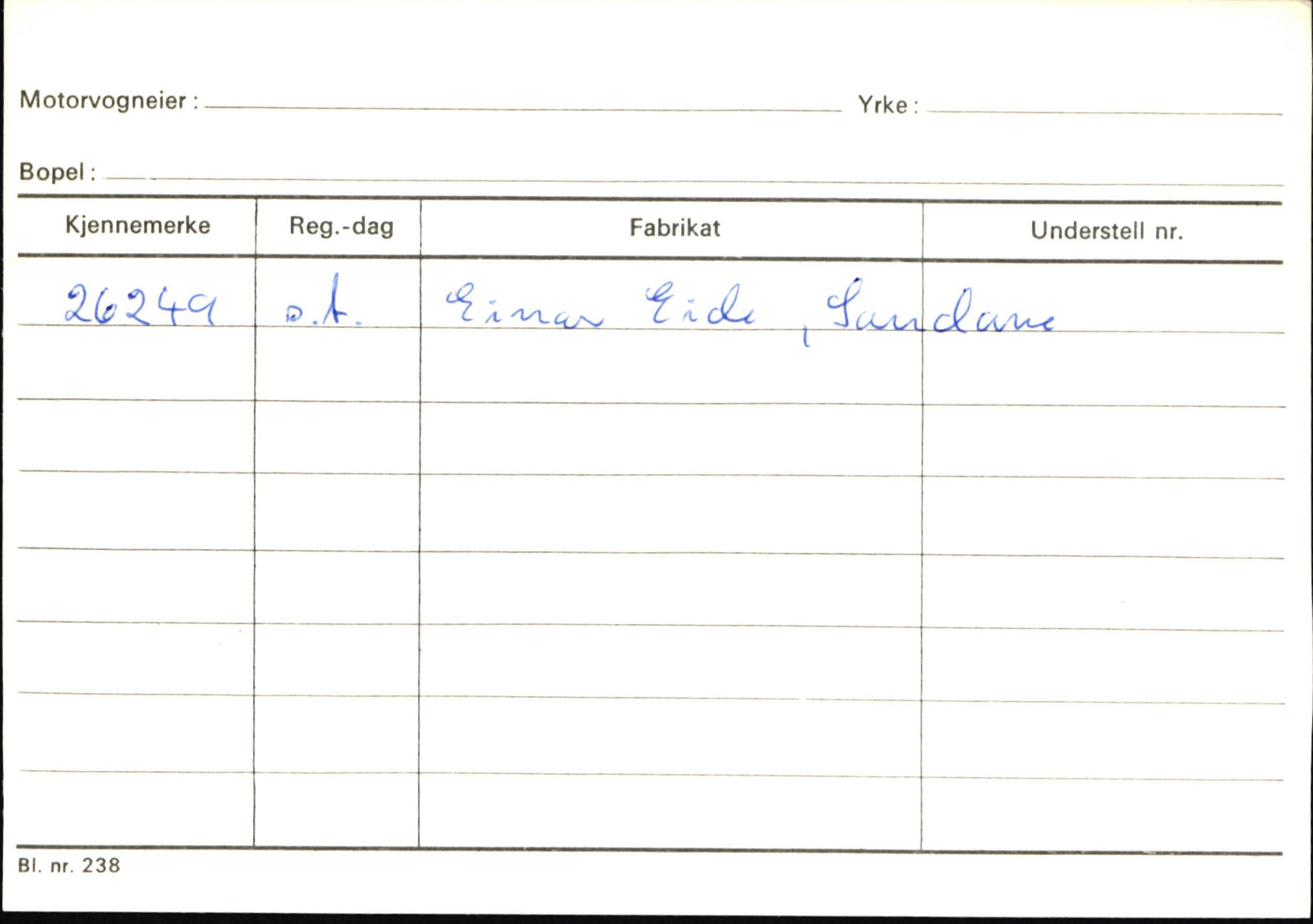 Statens vegvesen, Sogn og Fjordane vegkontor, AV/SAB-A-5301/4/F/L0146: Registerkort Årdal R-Å samt diverse kort, 1945-1975, p. 871