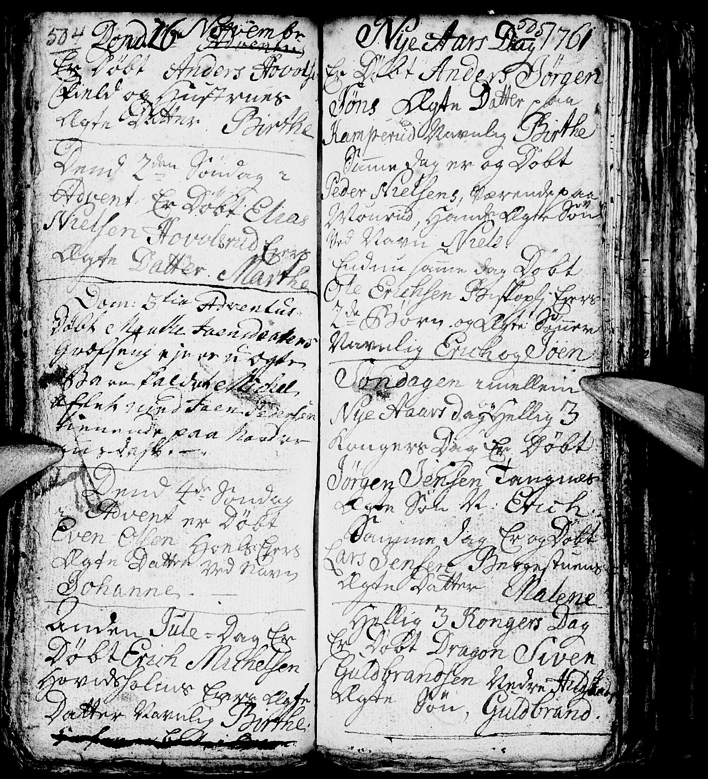 Nes prestekontor, Hedmark, SAH/PREST-020/L/La/L0001: Parish register (copy) no. 1, 1663-1784, p. 504-505