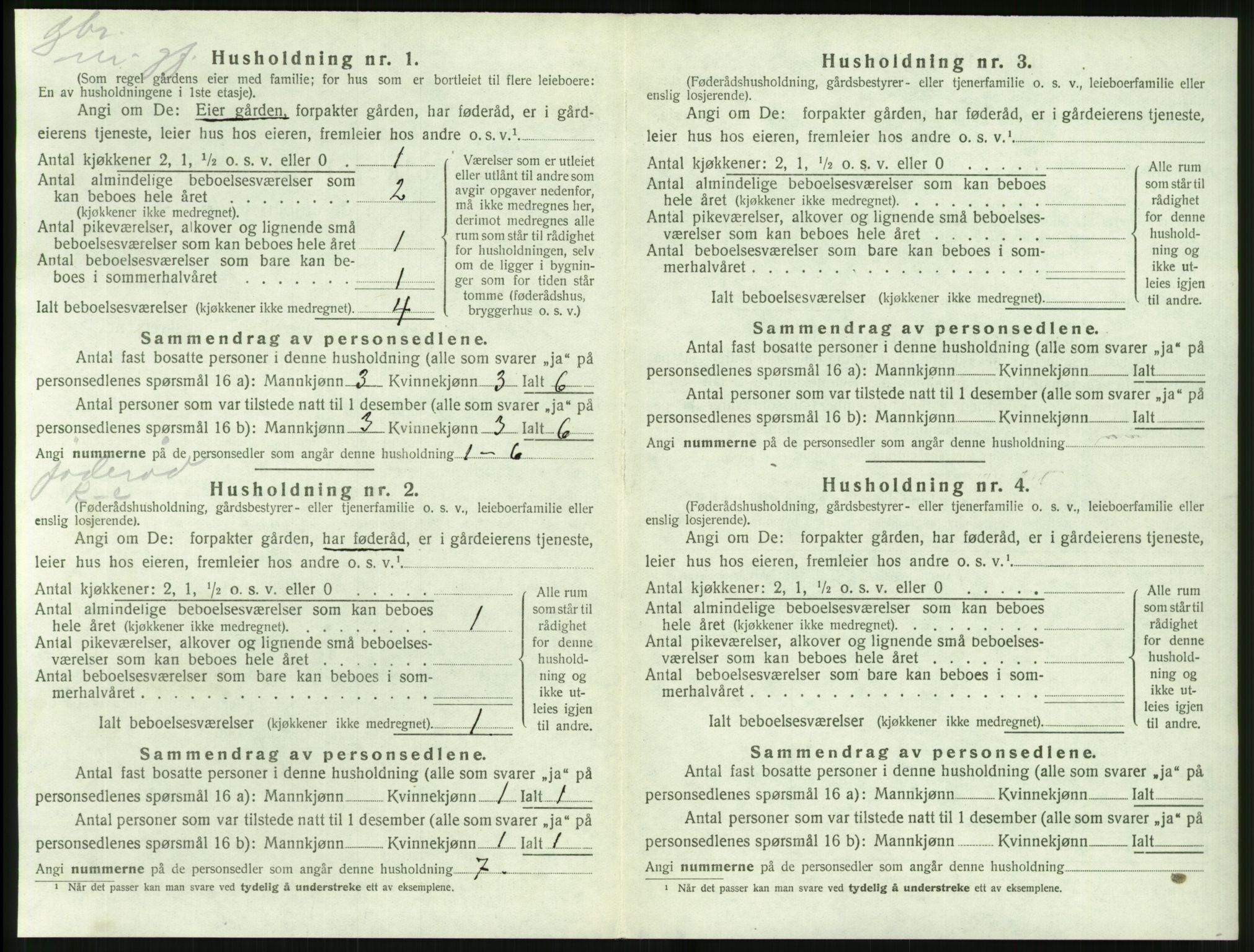 SAT, 1920 census for Hjørundfjord, 1920, p. 162