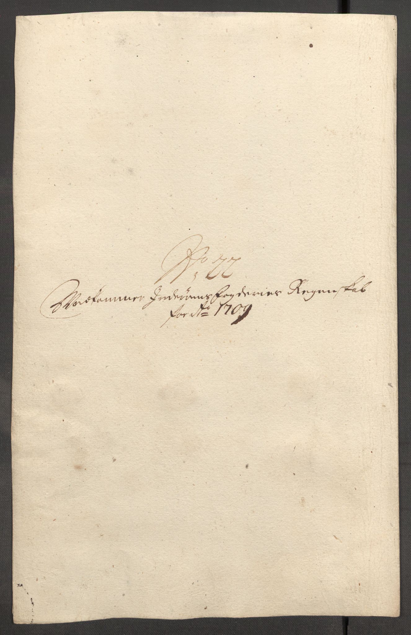 Rentekammeret inntil 1814, Reviderte regnskaper, Fogderegnskap, RA/EA-4092/R63/L4317: Fogderegnskap Inderøy, 1709, p. 236