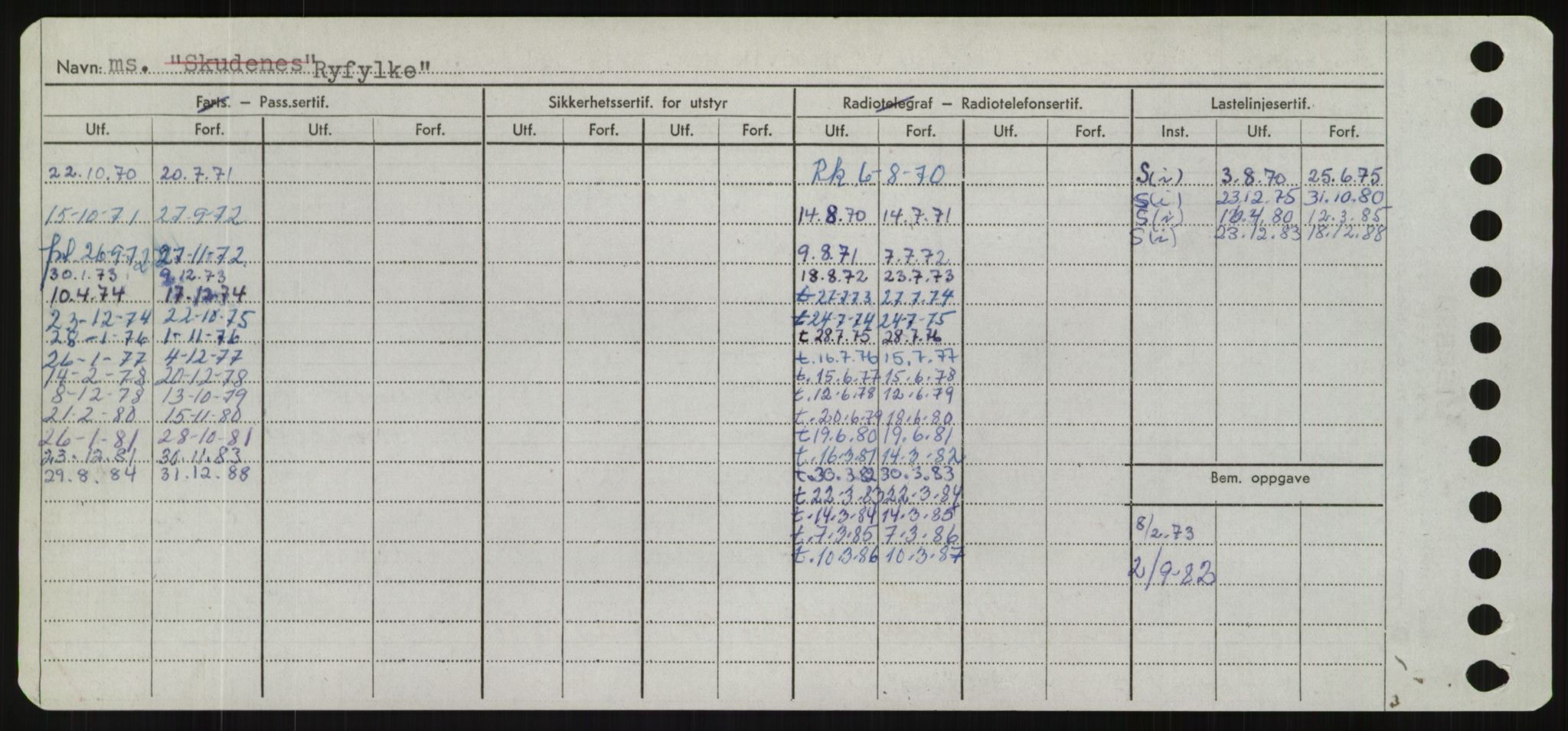 Sjøfartsdirektoratet med forløpere, Skipsmålingen, AV/RA-S-1627/H/Hd/L0031: Fartøy, Rju-Sam, p. 368