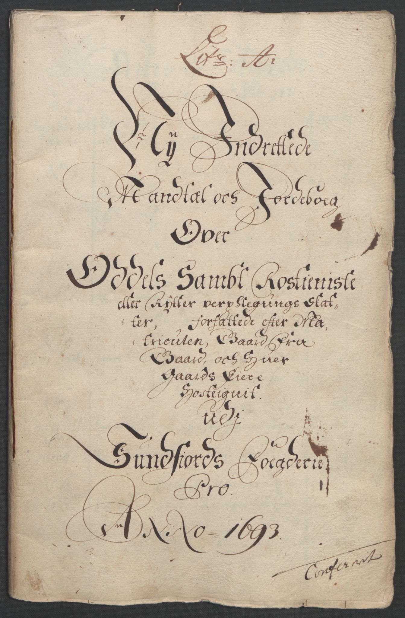 Rentekammeret inntil 1814, Reviderte regnskaper, Fogderegnskap, RA/EA-4092/R53/L3421: Fogderegnskap Sunn- og Nordfjord, 1693-1694, p. 12