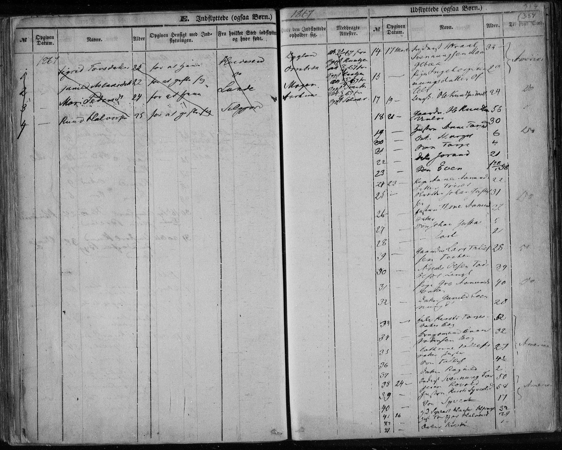 Lårdal kirkebøker, SAKO/A-284/F/Fa/L0006: Parish register (official) no. I 6, 1861-1886, p. 354