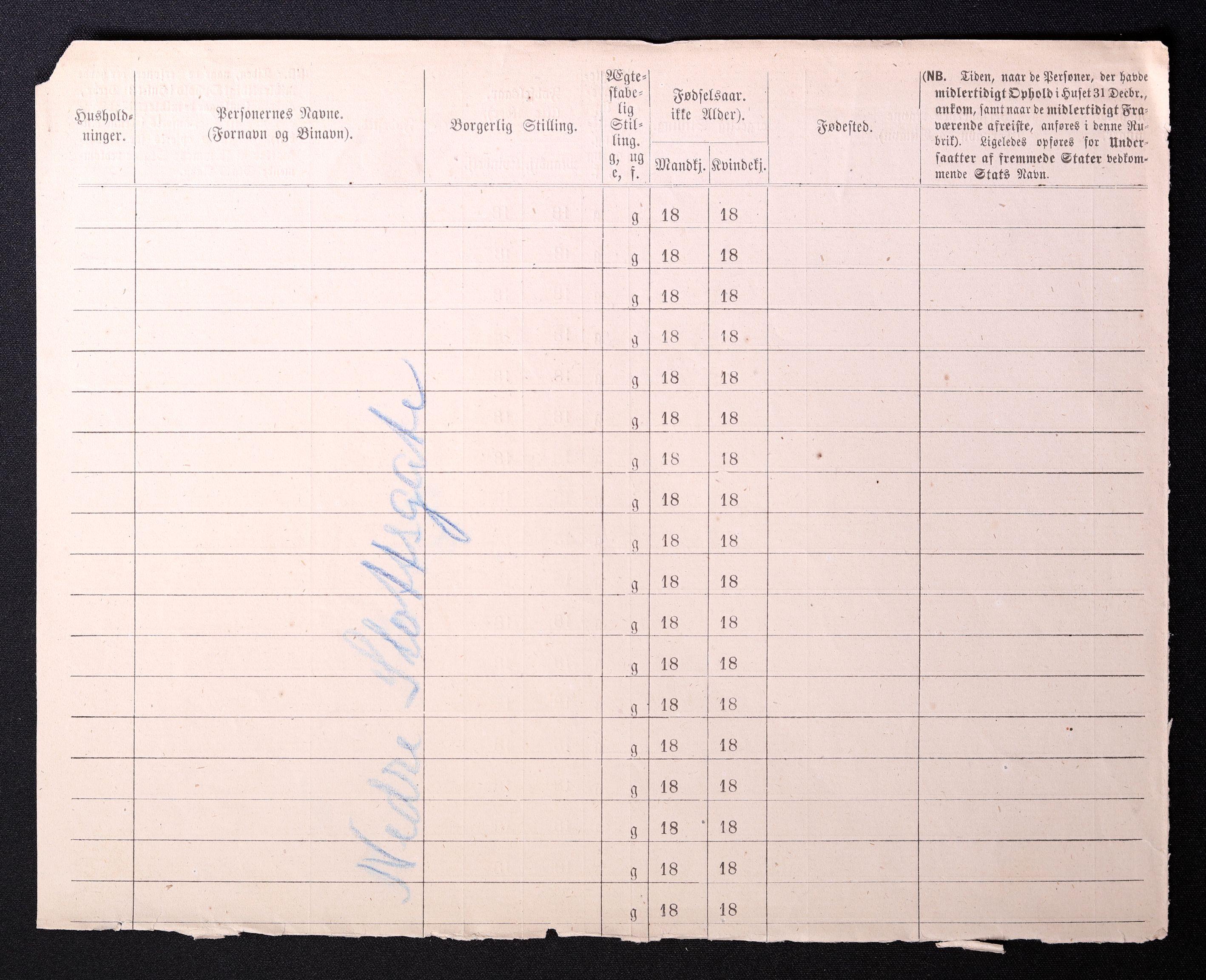 RA, 1870 census for 0301 Kristiania, 1870, p. 2471