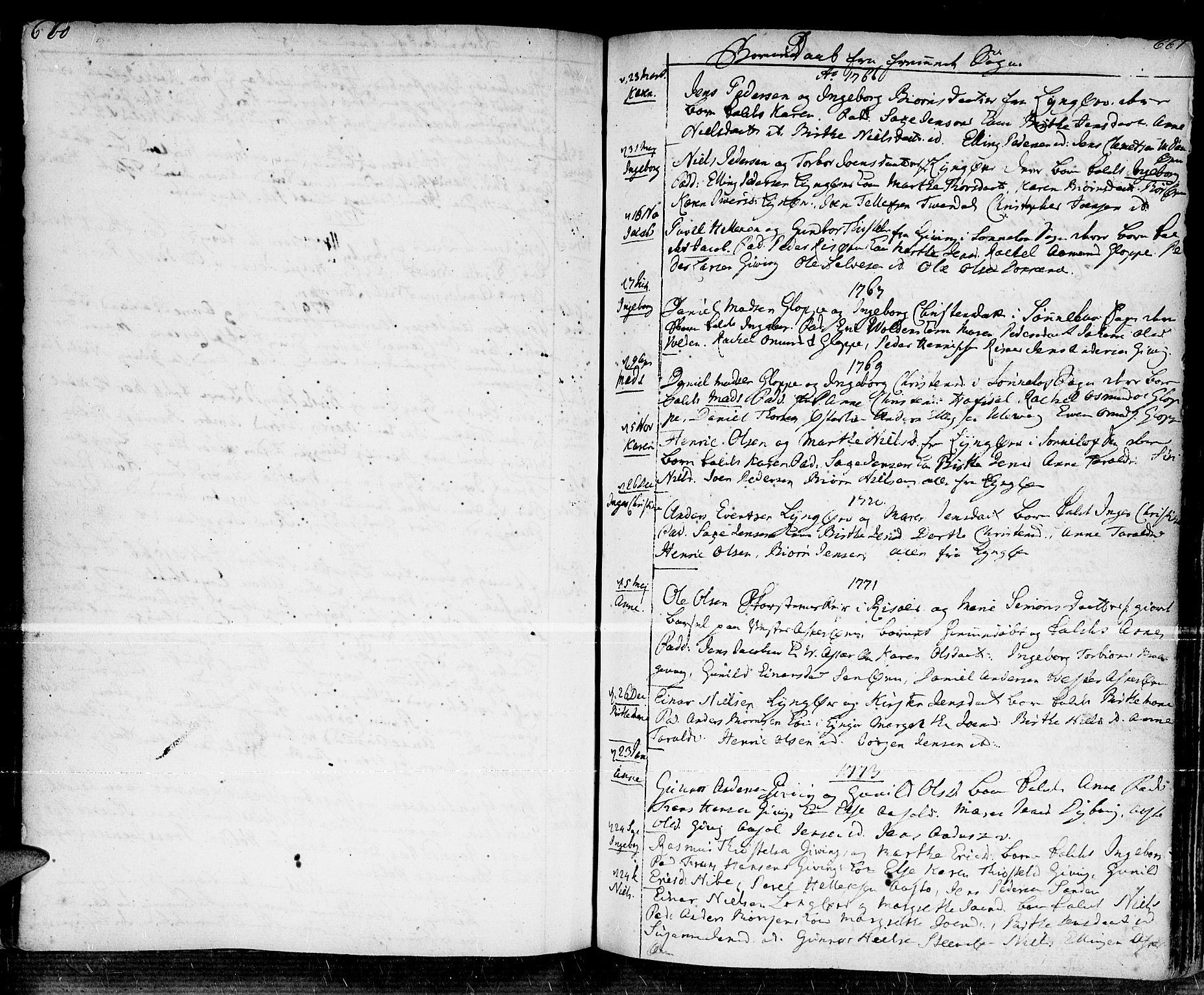 Dypvåg sokneprestkontor, AV/SAK-1111-0007/F/Fa/Faa/L0001: Parish register (official) no. A 1 /1, 1765-1798, p. 660-661