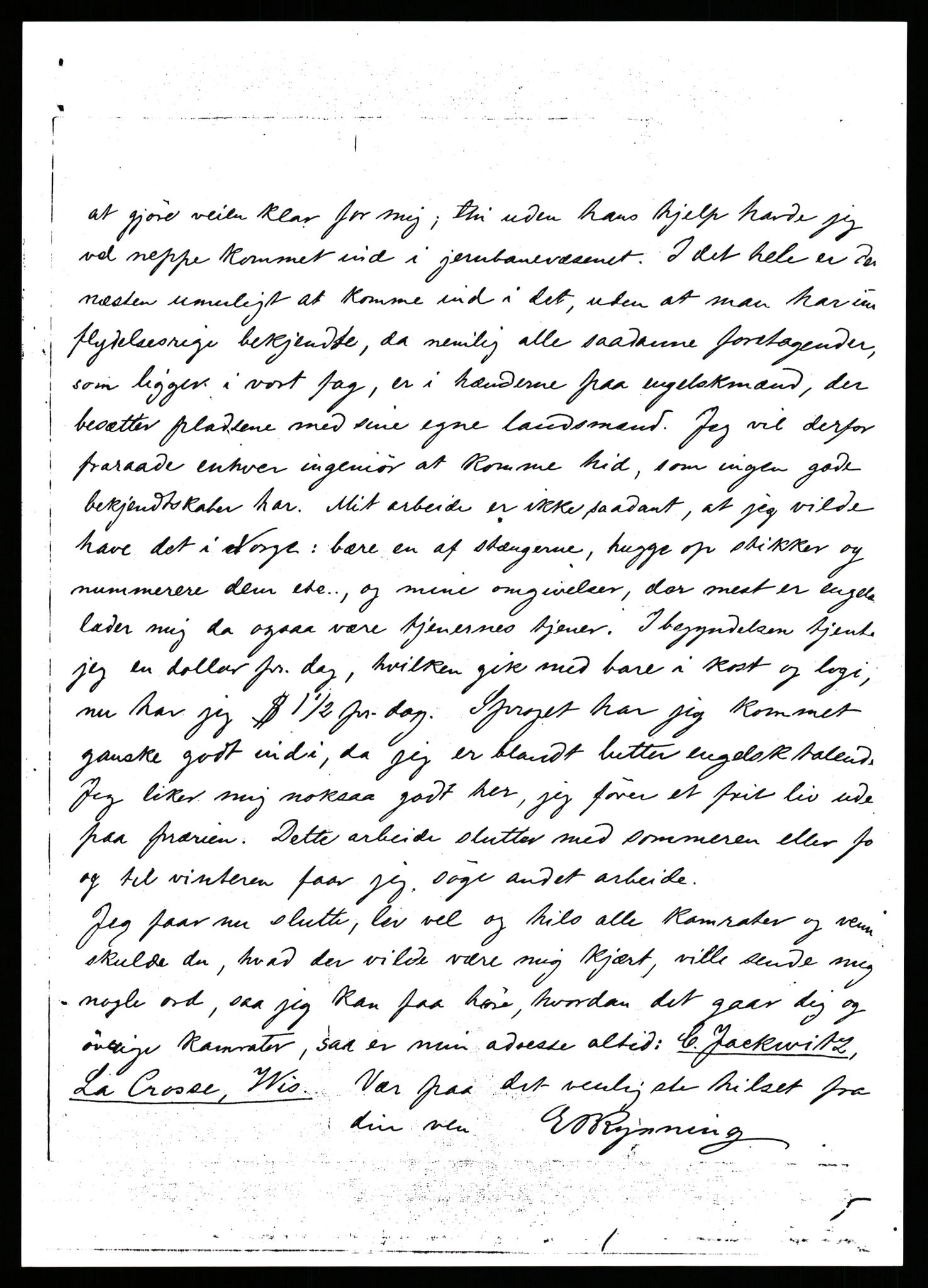 Samlinger til kildeutgivelse, Amerikabrevene, AV/RA-EA-4057/F/L0009: Innlån fra Hedmark: Statsarkivet i Hamar - Wærenskjold, 1838-1914, p. 619