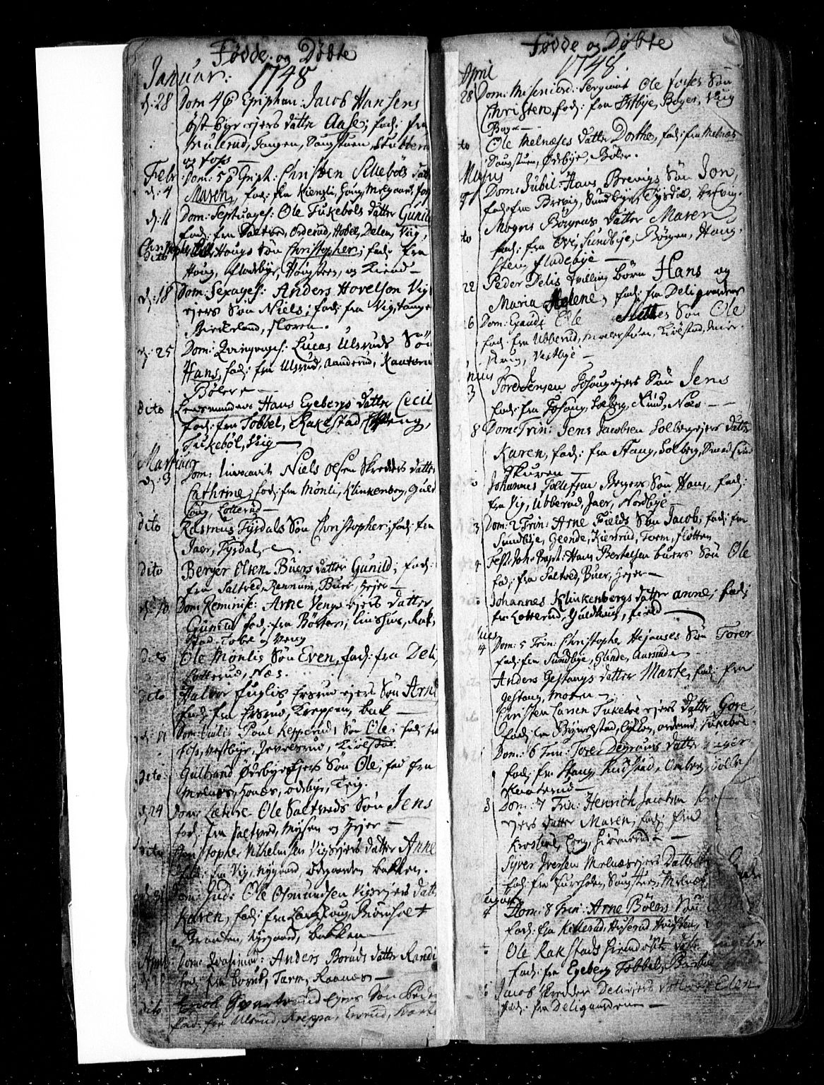 Enebakk prestekontor Kirkebøker, AV/SAO-A-10171c/F/Fa/L0001: Parish register (official) no. I 1, 1719-1754