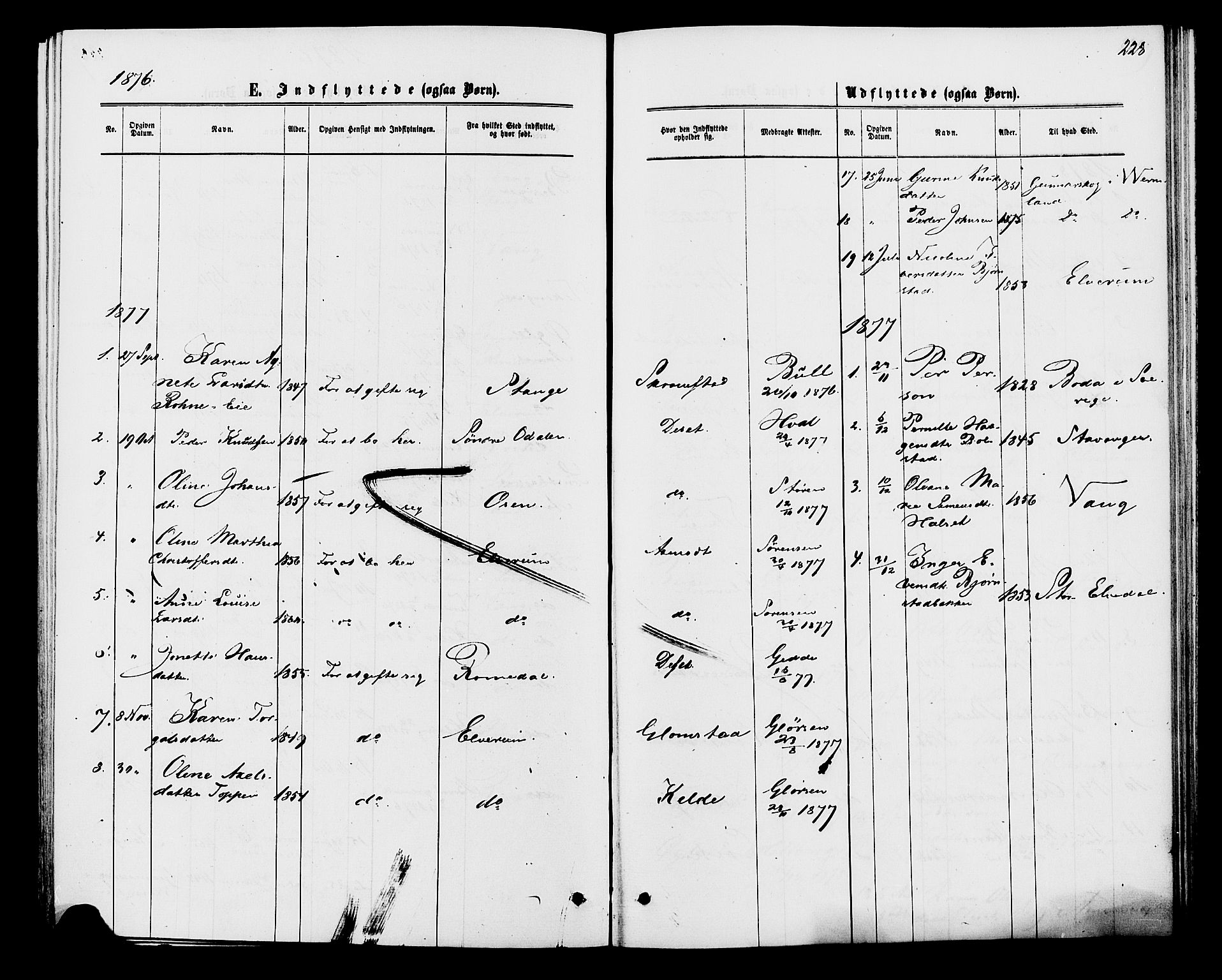 Åmot prestekontor, Hedmark, SAH/PREST-056/H/Ha/Haa/L0009: Parish register (official) no. 9, 1875-1883, p. 228