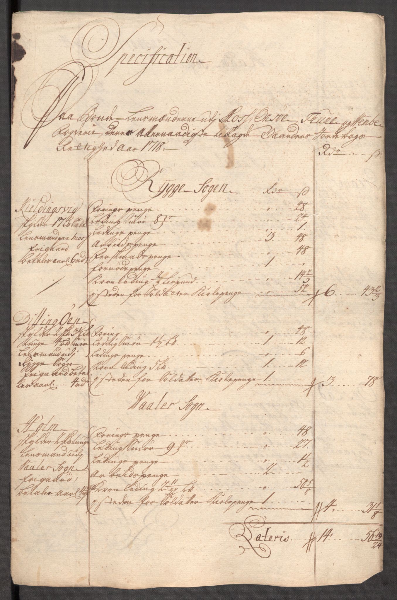 Rentekammeret inntil 1814, Reviderte regnskaper, Fogderegnskap, AV/RA-EA-4092/R04/L0143: Fogderegnskap Moss, Onsøy, Tune, Veme og Åbygge, 1718, p. 163