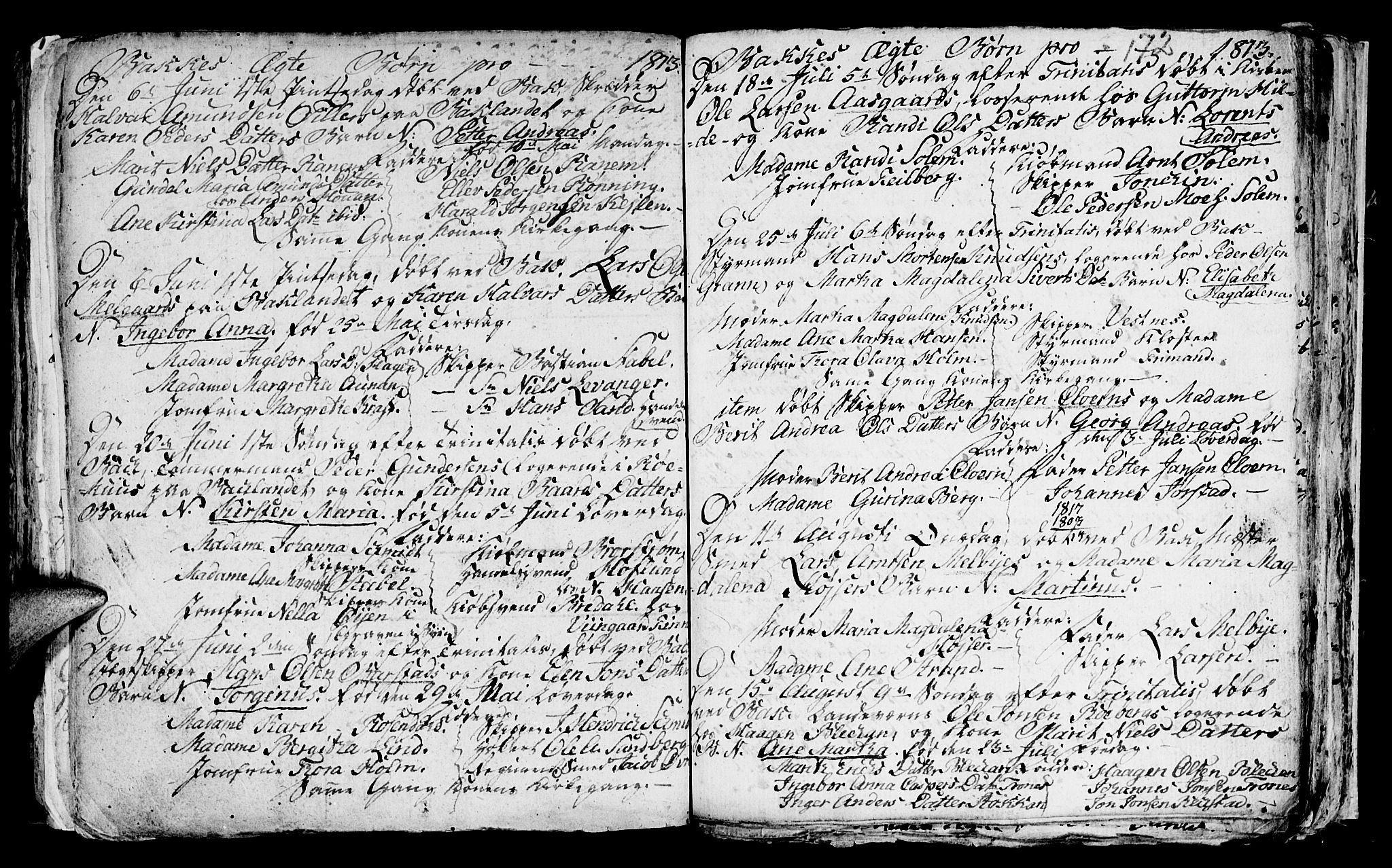 Ministerialprotokoller, klokkerbøker og fødselsregistre - Sør-Trøndelag, SAT/A-1456/604/L0218: Parish register (copy) no. 604C01, 1754-1819, p. 172